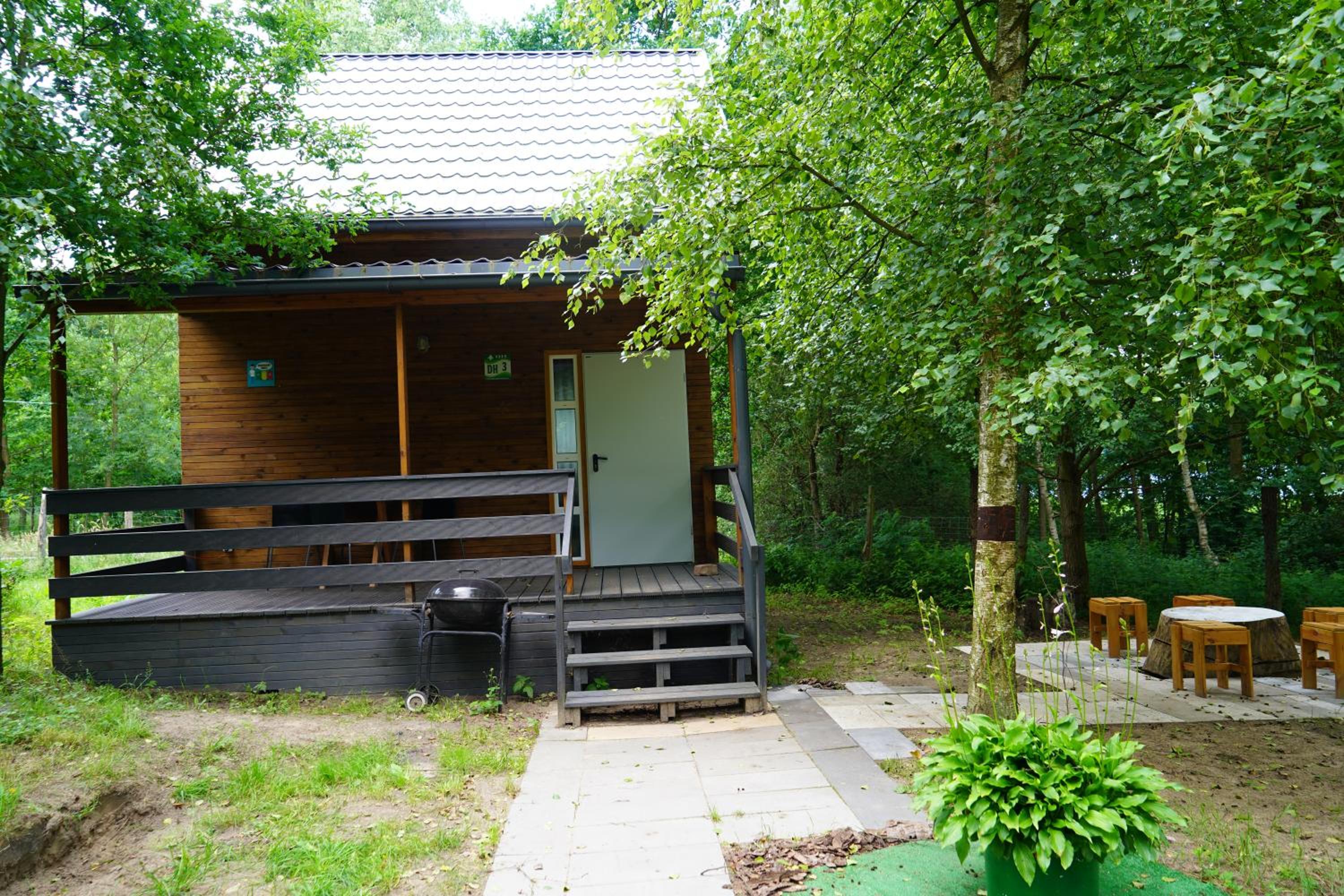 outdoor BBQ area