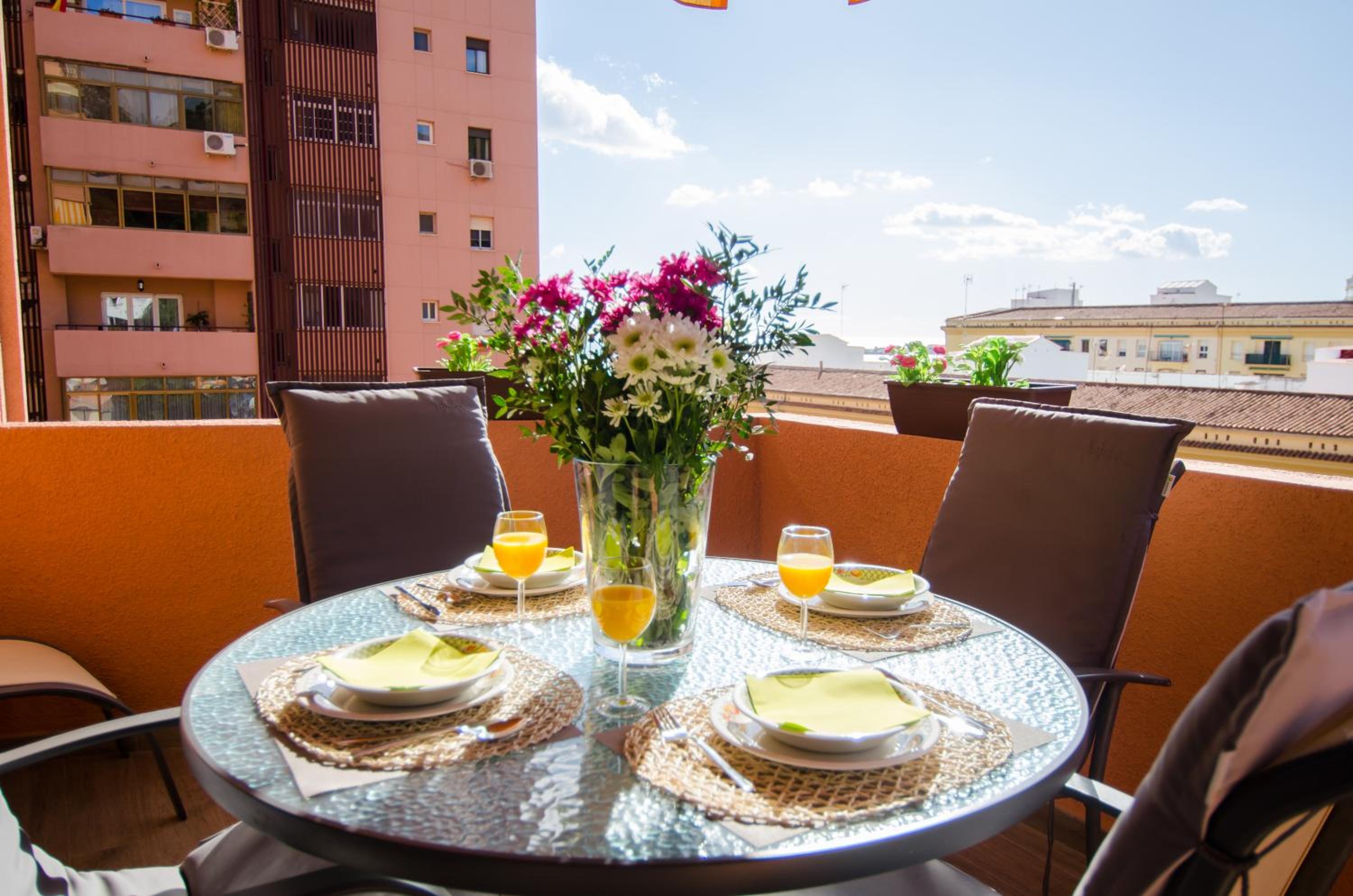 Malaga Center Flat Beach & Terrace