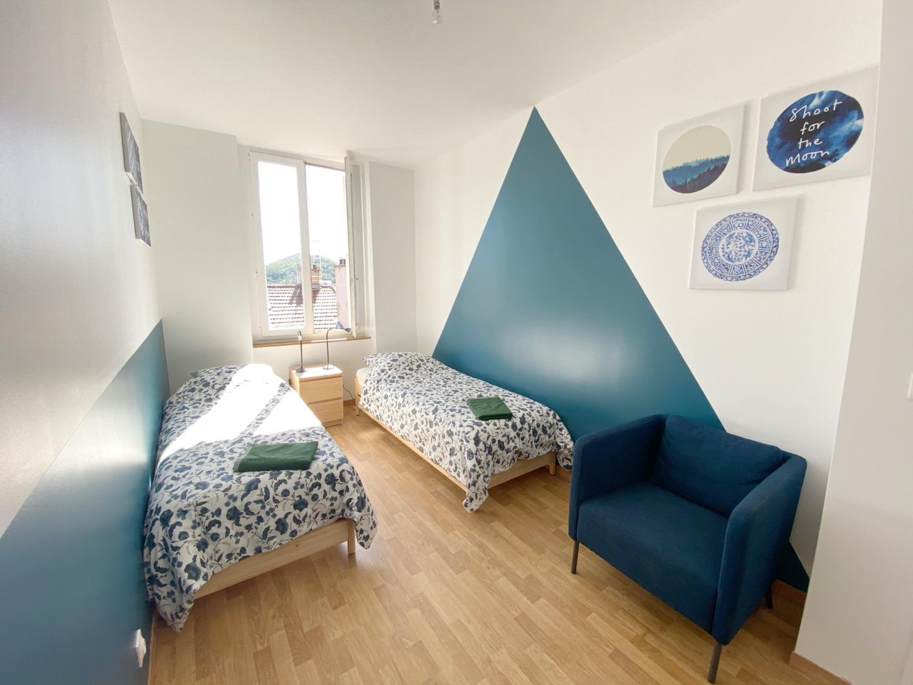 22 CHIC & COSY GRAND APPART 92m2 PARKING GRATUIT HYPERCENTRE NETFLIX