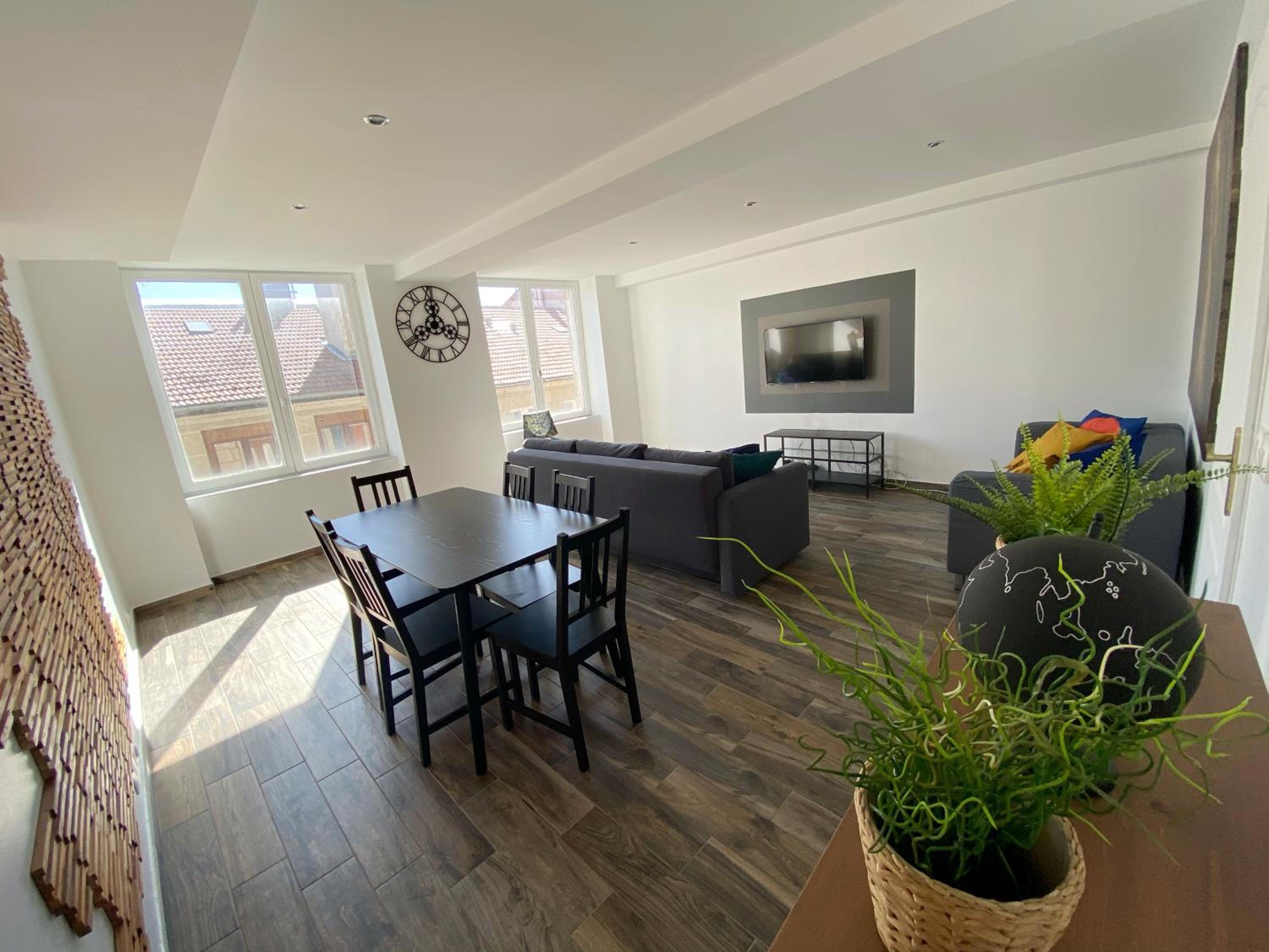 22 CHIC & COSY GRAND APPART 92m2 PARKING GRATUIT HYPERCENTRE NETFLIX