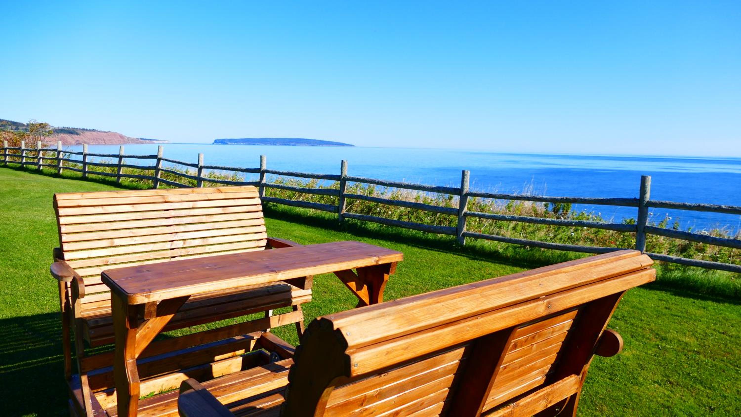 outdoor BBQ area