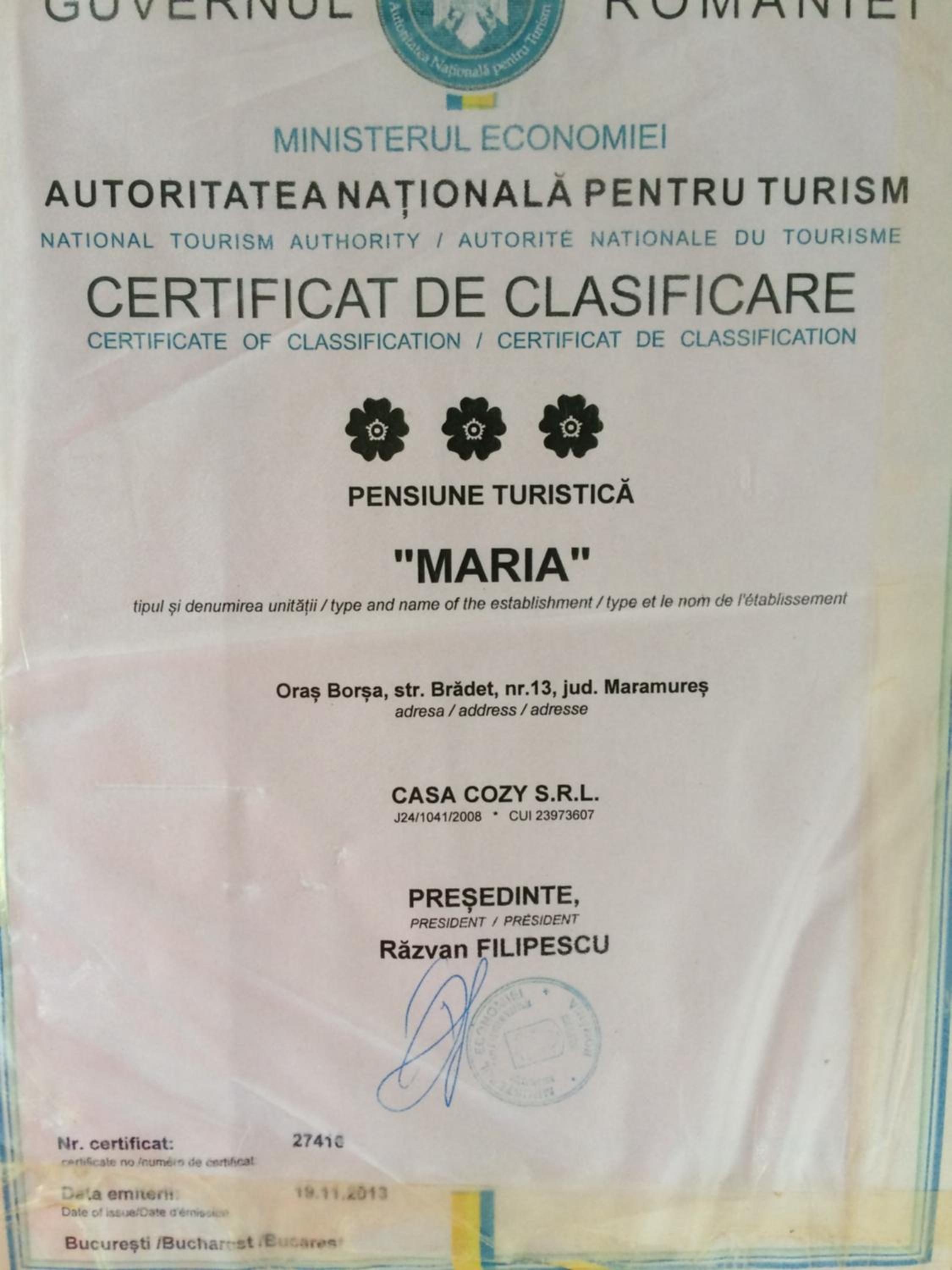 Pensiunea Maria
