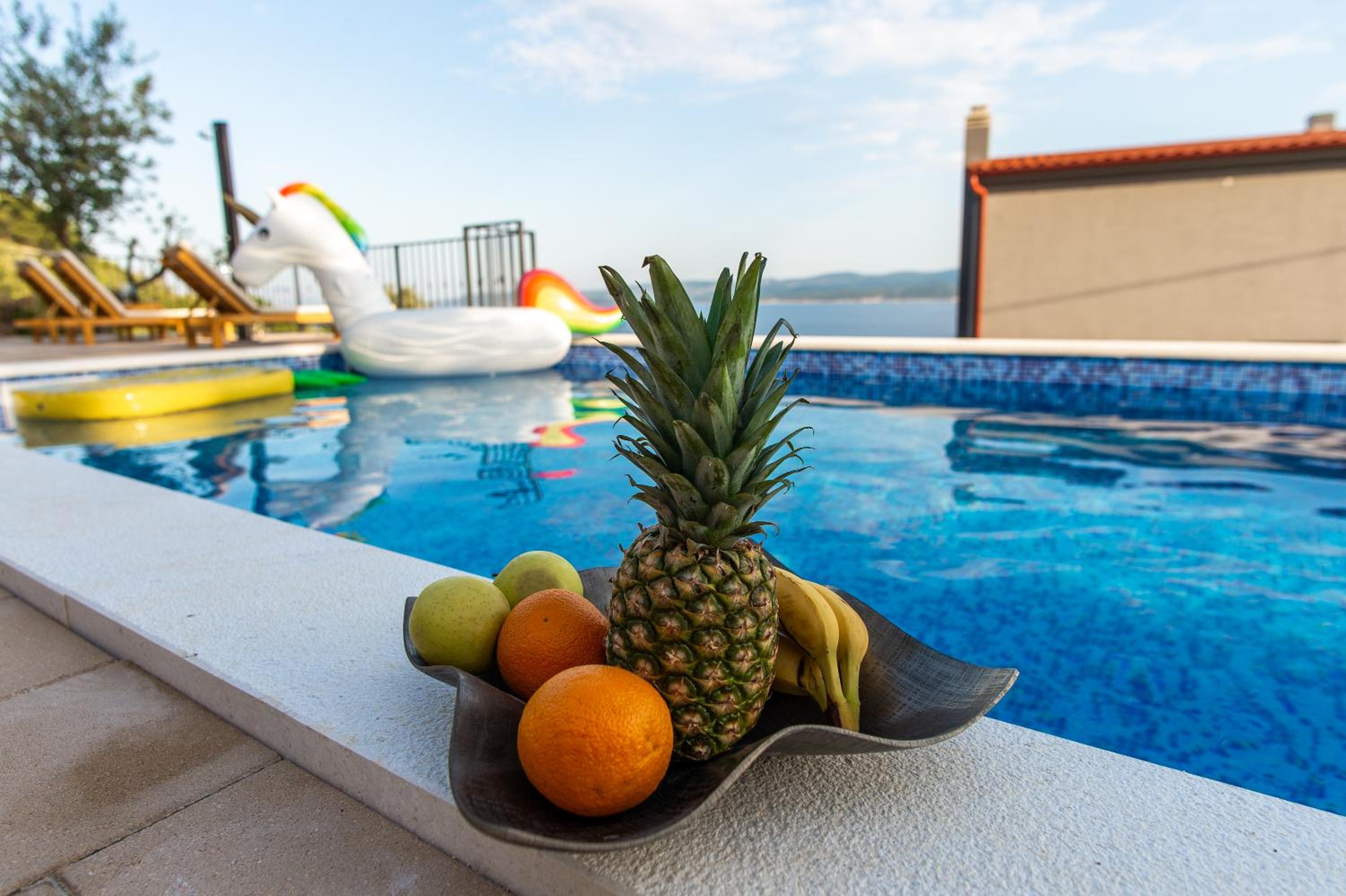 Exclusive Villa Almissa with swimming pool and sea view