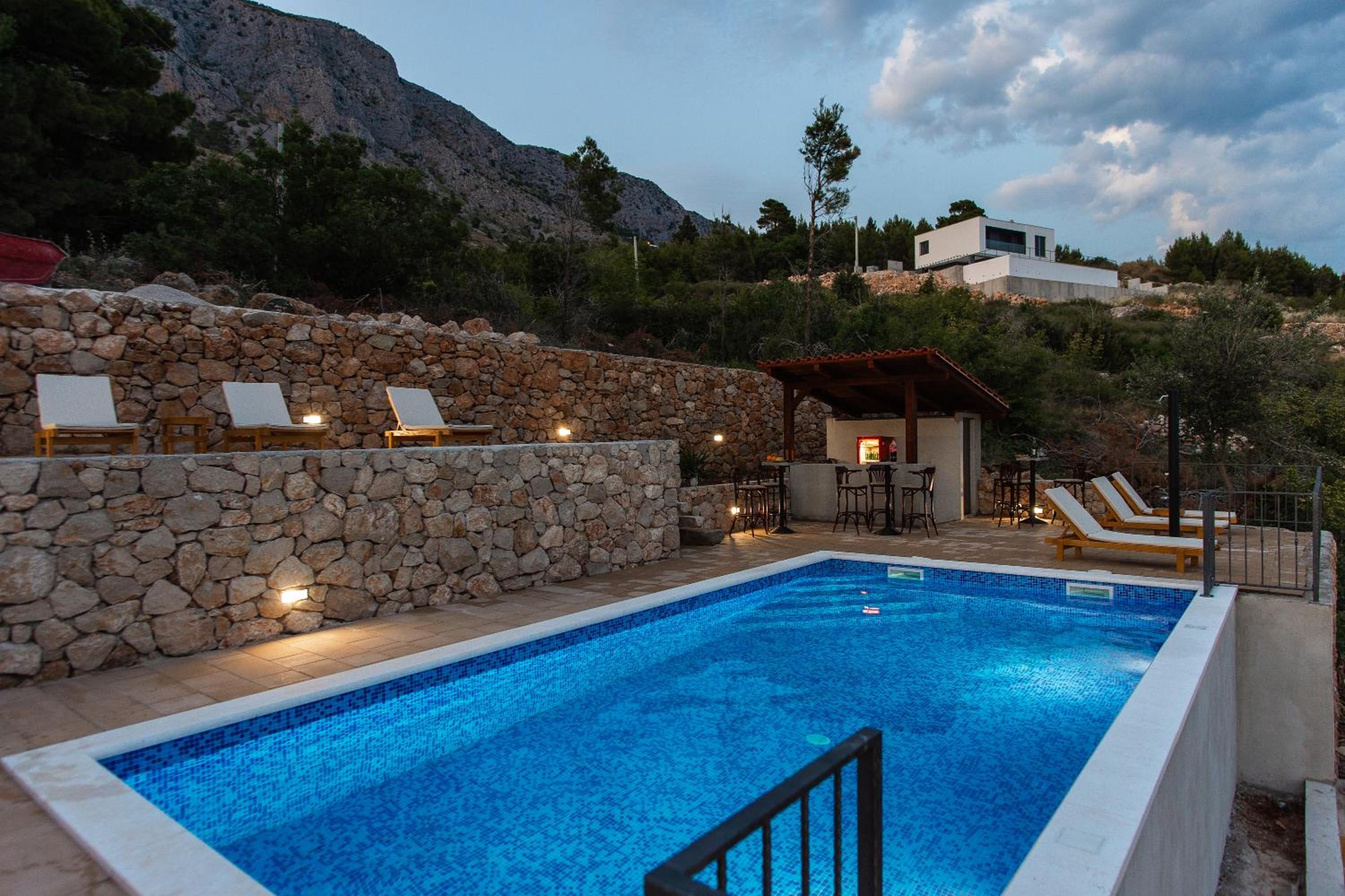 Exclusive Villa Almissa with swimming pool and sea view