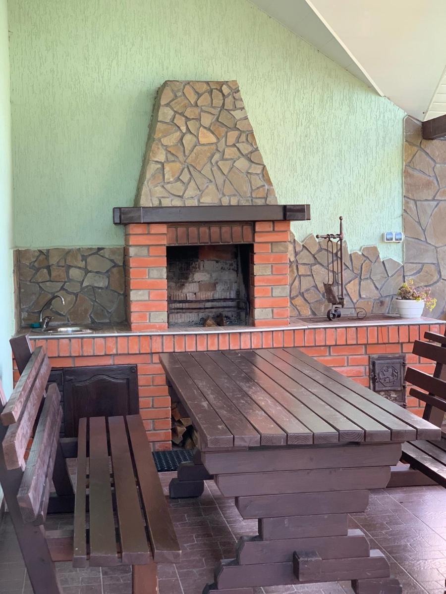 outdoor BBQ area