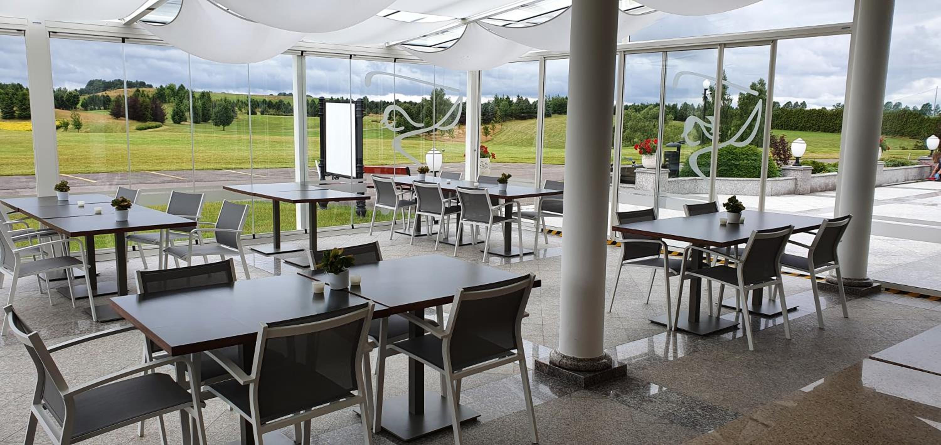 outdoor BBQ area