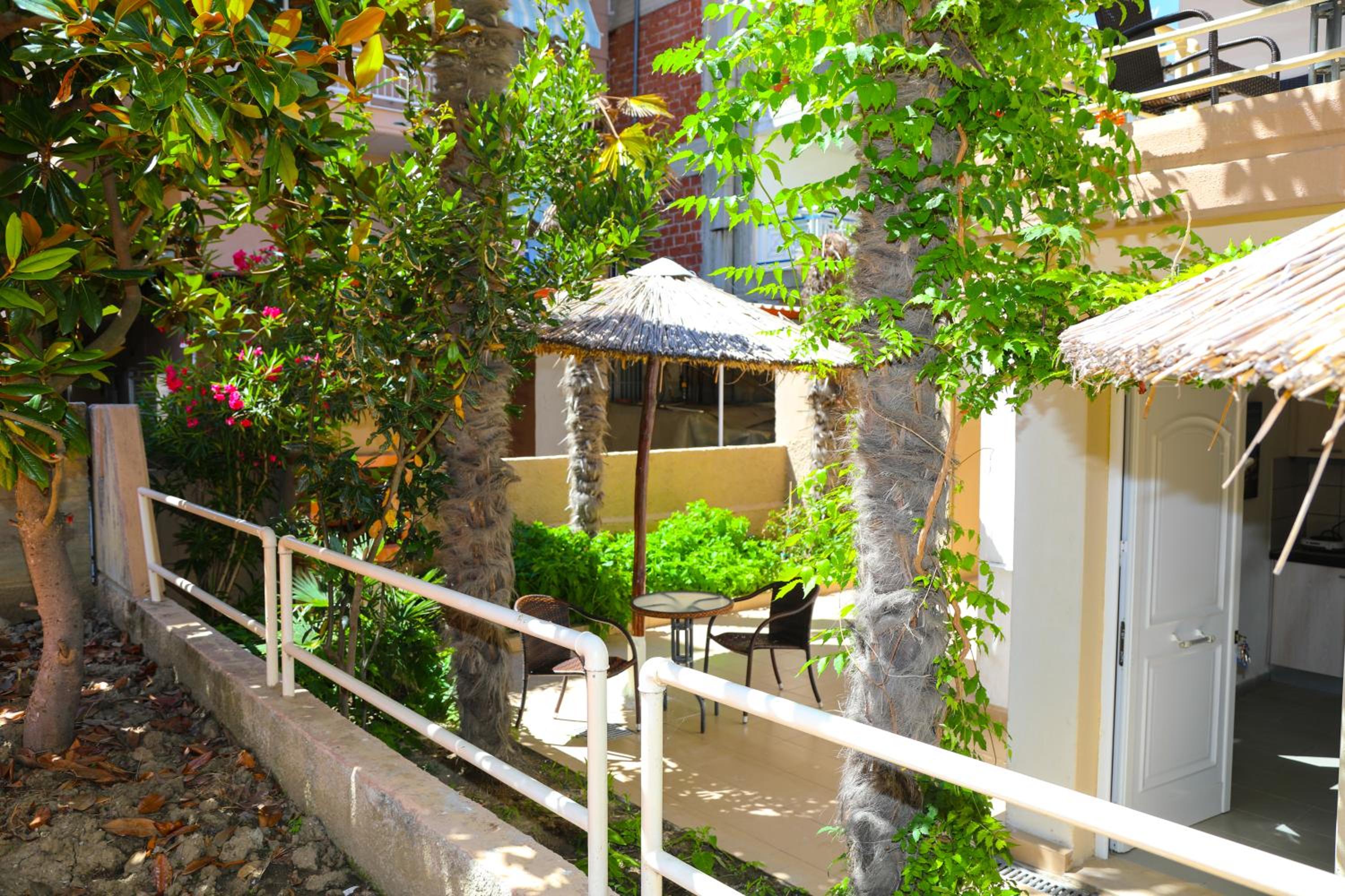 outdoor BBQ area