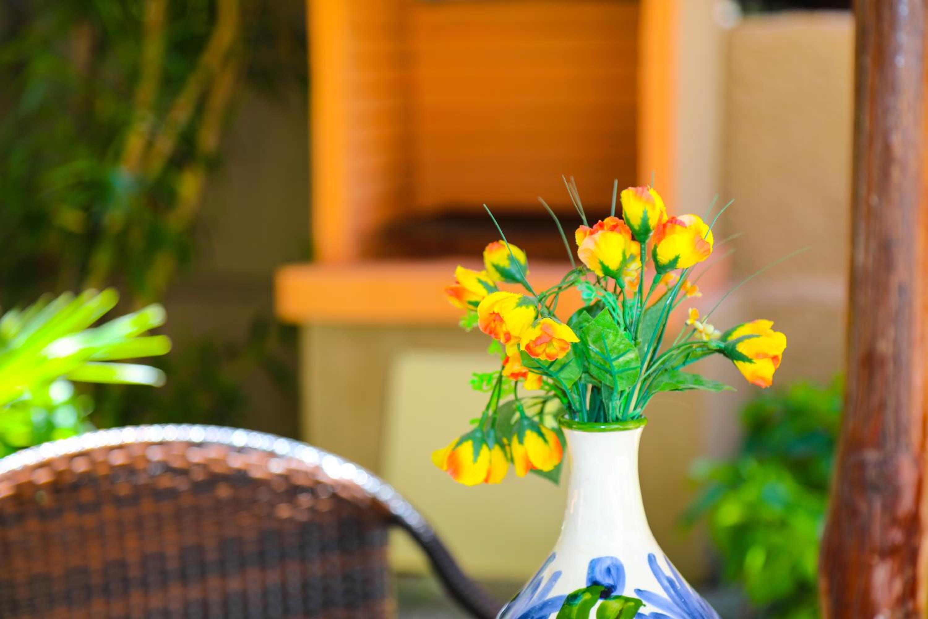 outdoor BBQ area