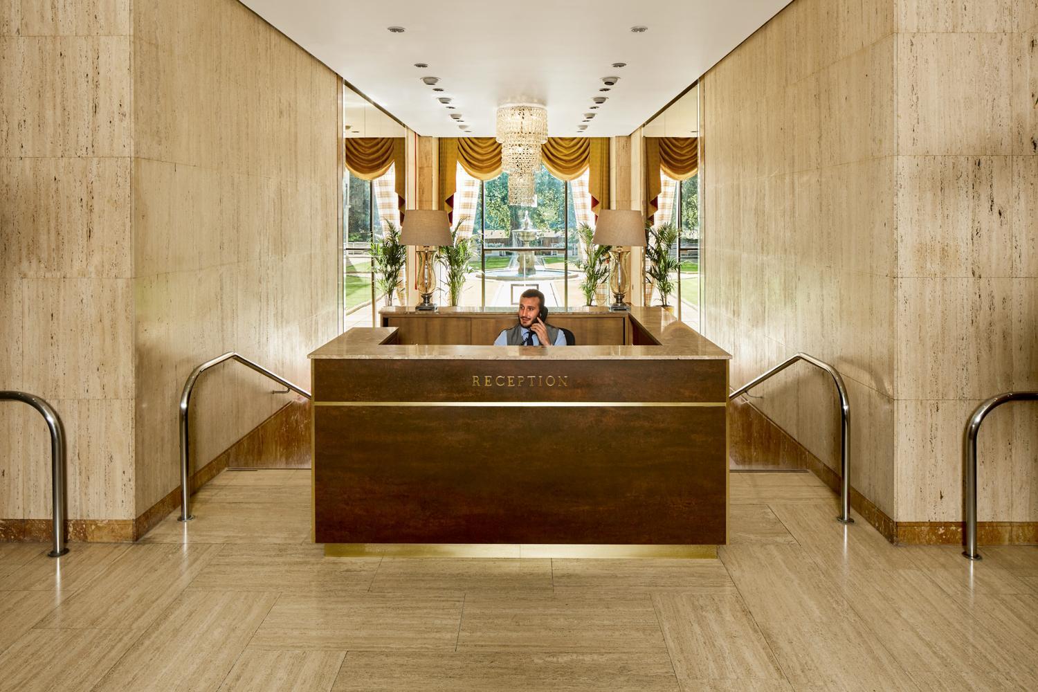 hotel reception