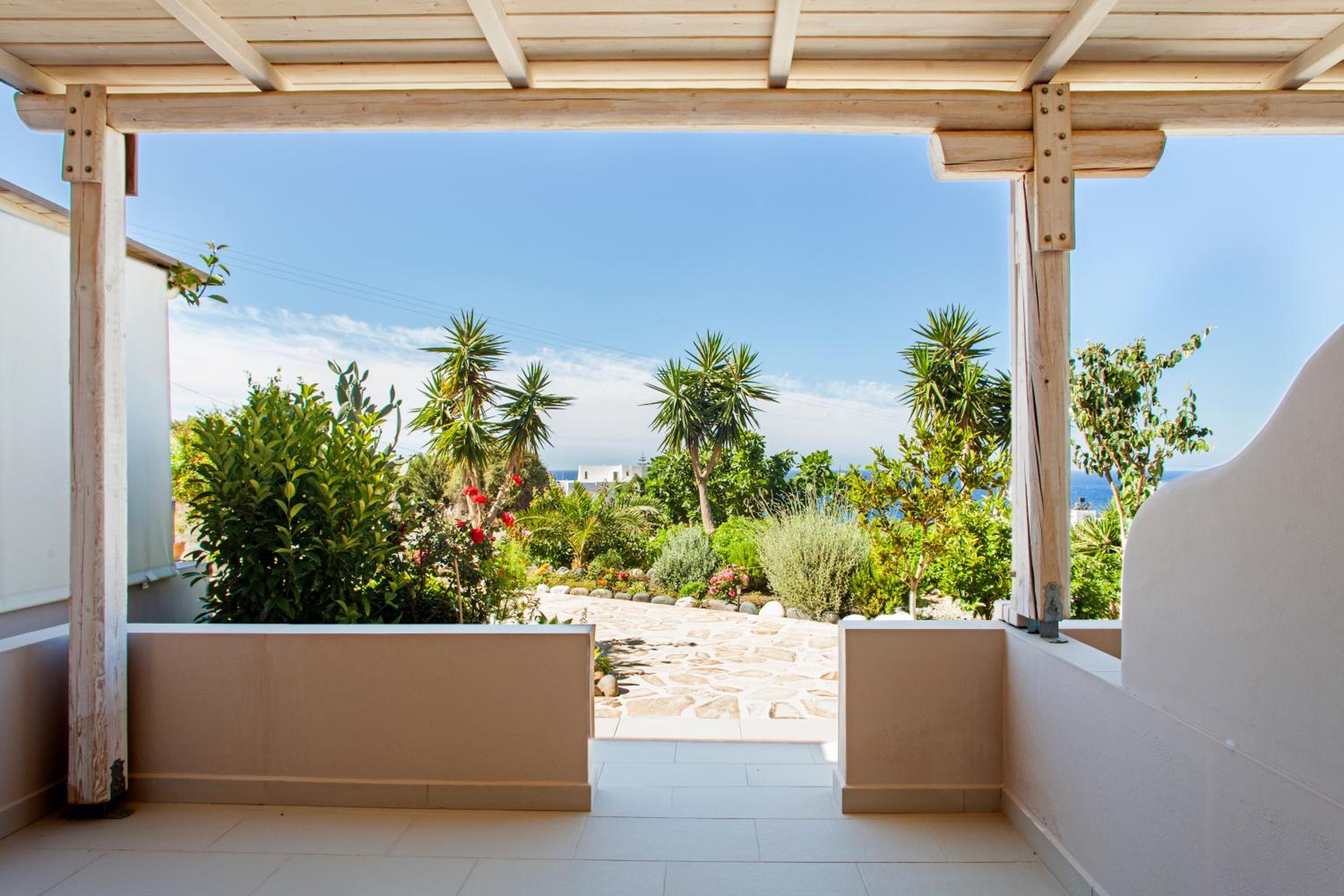 outdoor BBQ area