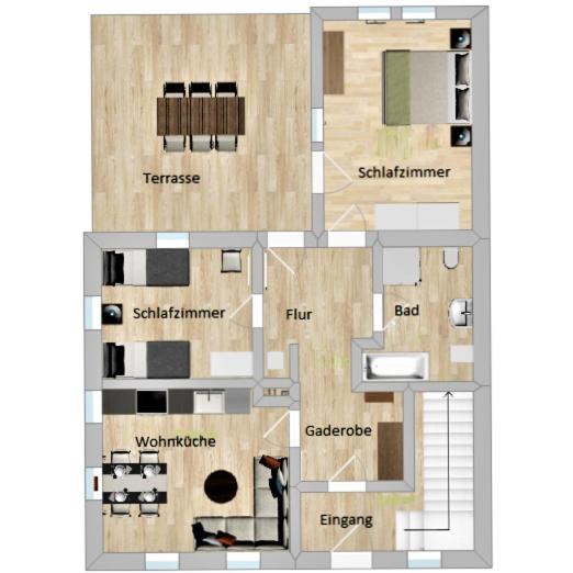 Ferienwohnung am Dorfplatz view 4
