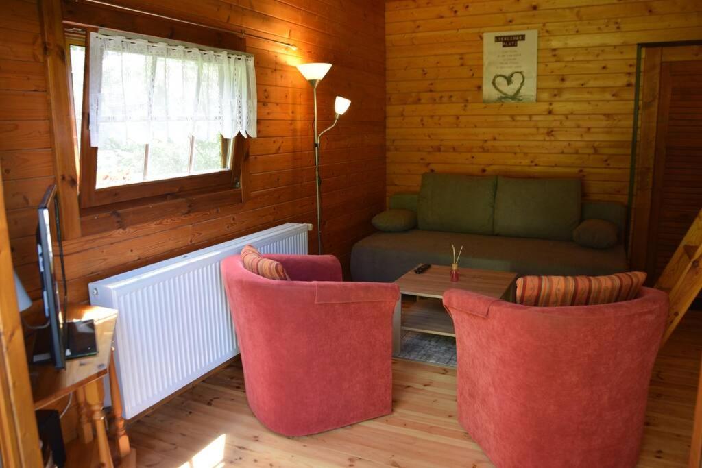 Gemütliches Blockhaus, Waldblick, Nähe BER/SXF