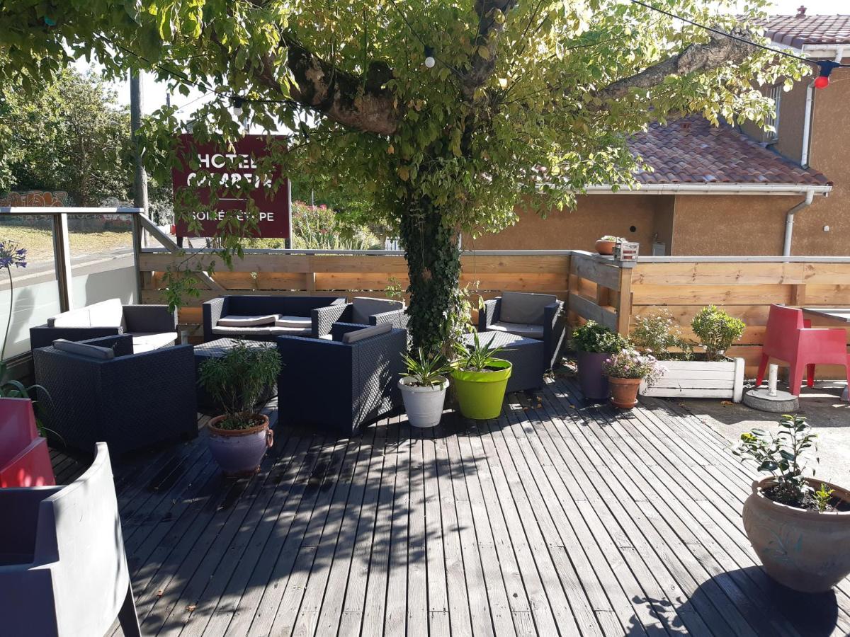 outdoor BBQ area