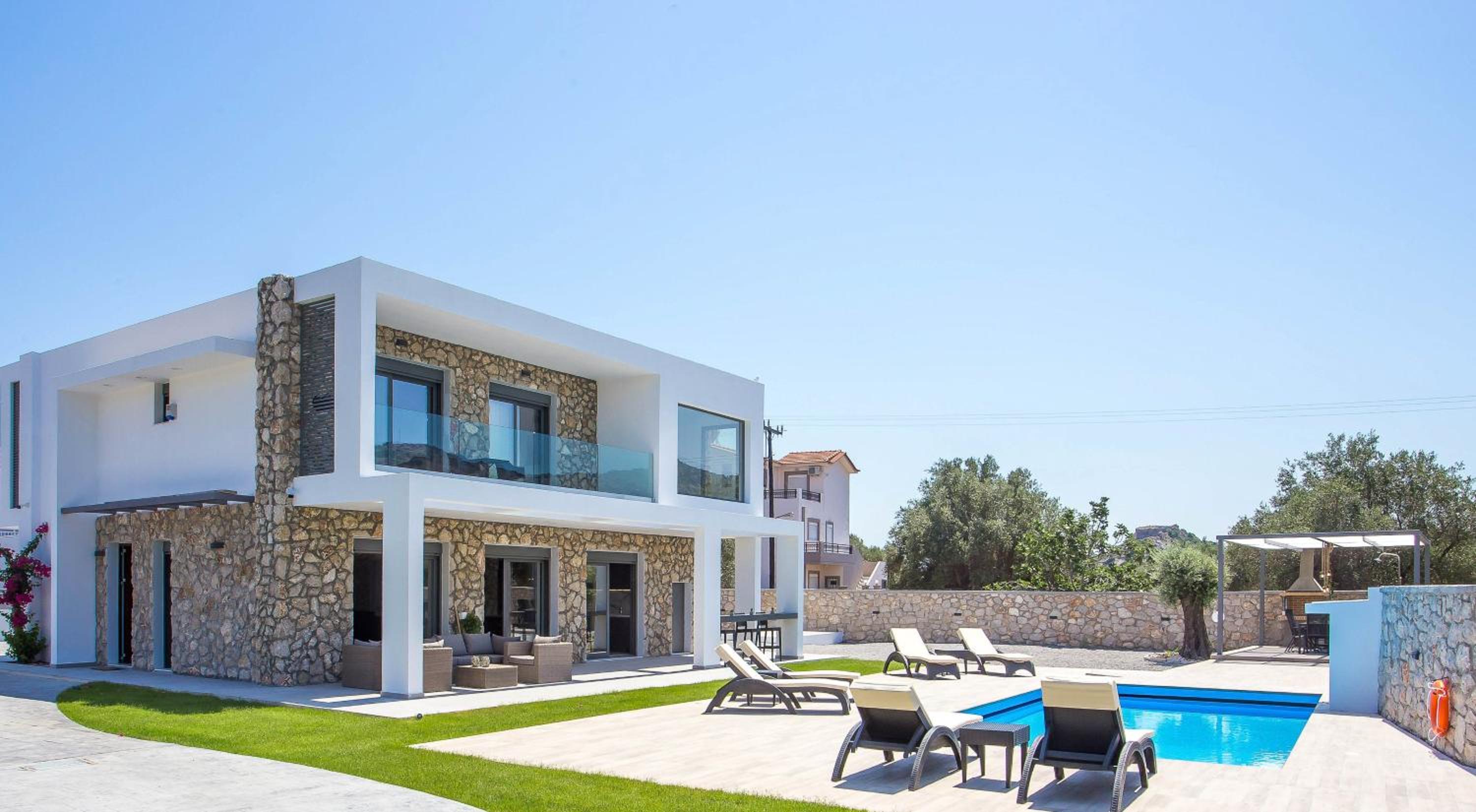 Modern Villa with Pool & Garden Kastalys, Rhodes view 3