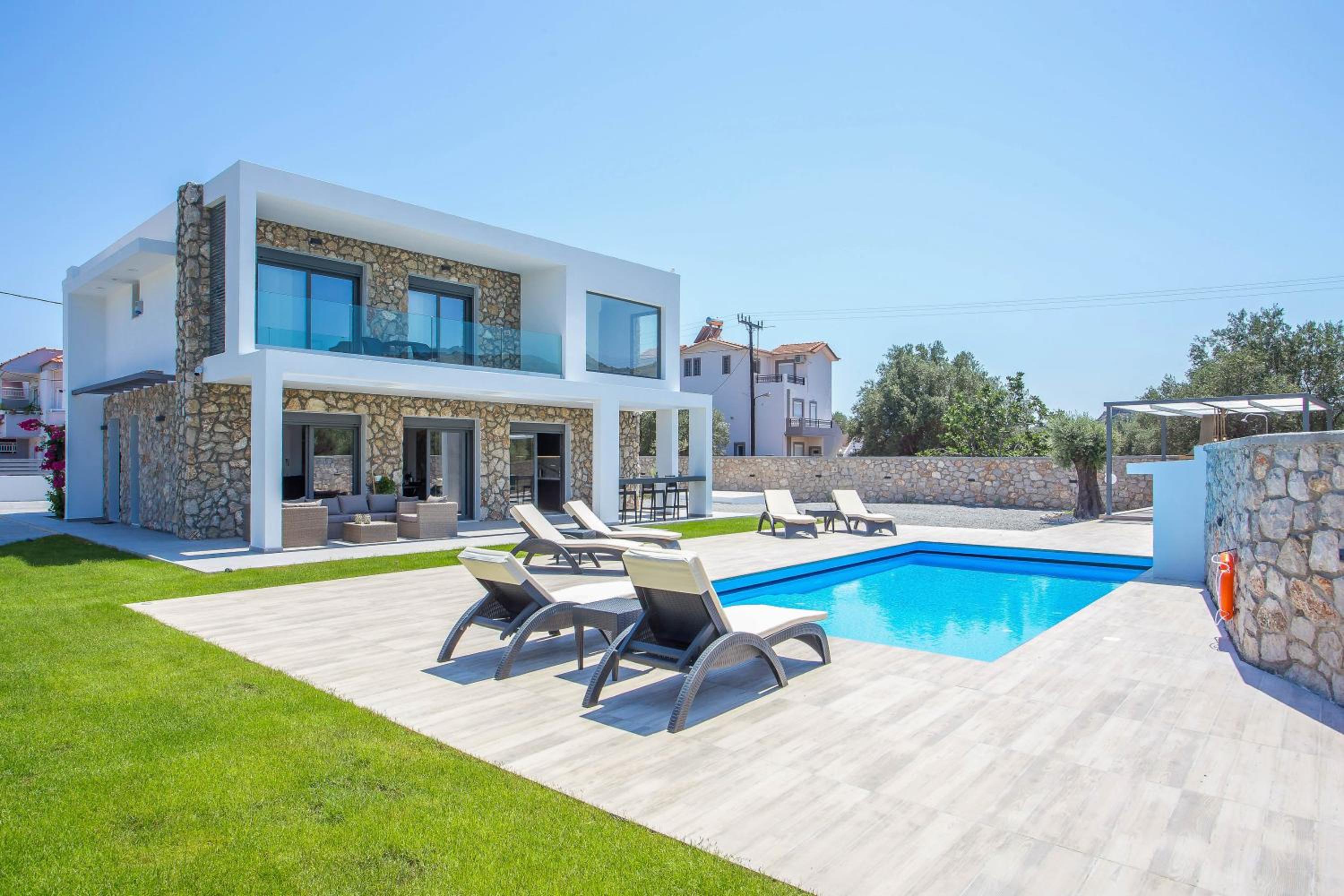 Modern Villa with Pool & Garden Kastalys, Rhodes view 2