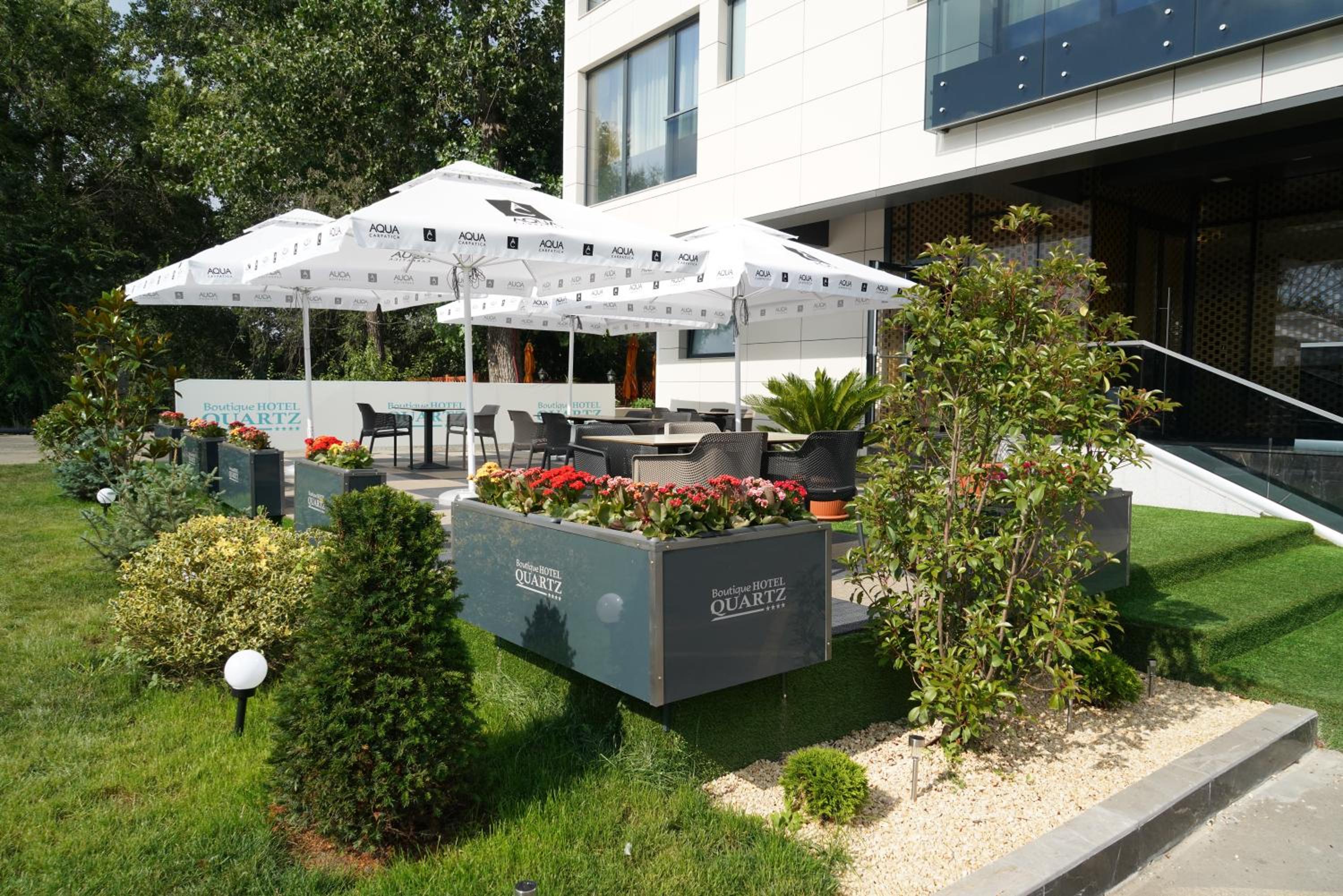 outdoor BBQ area