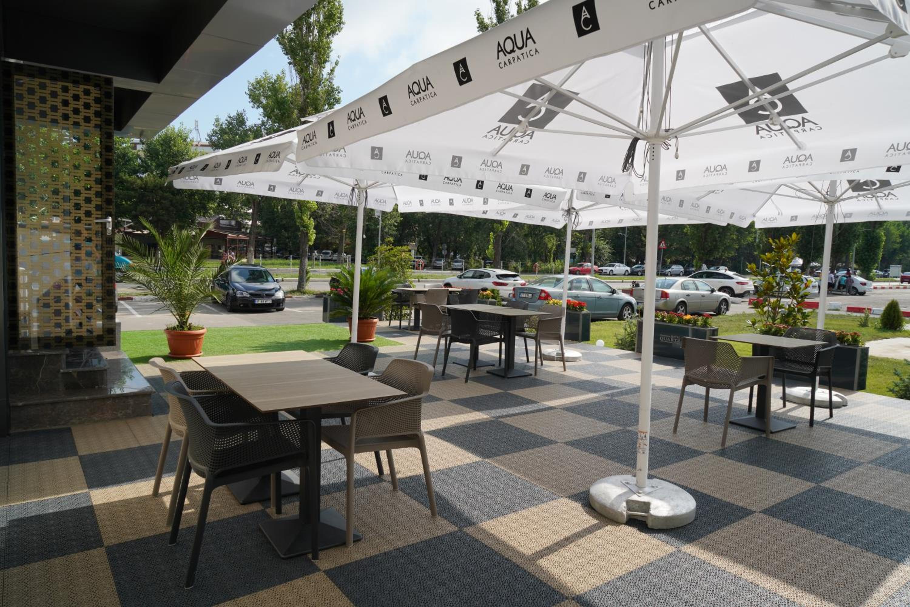 outdoor BBQ area