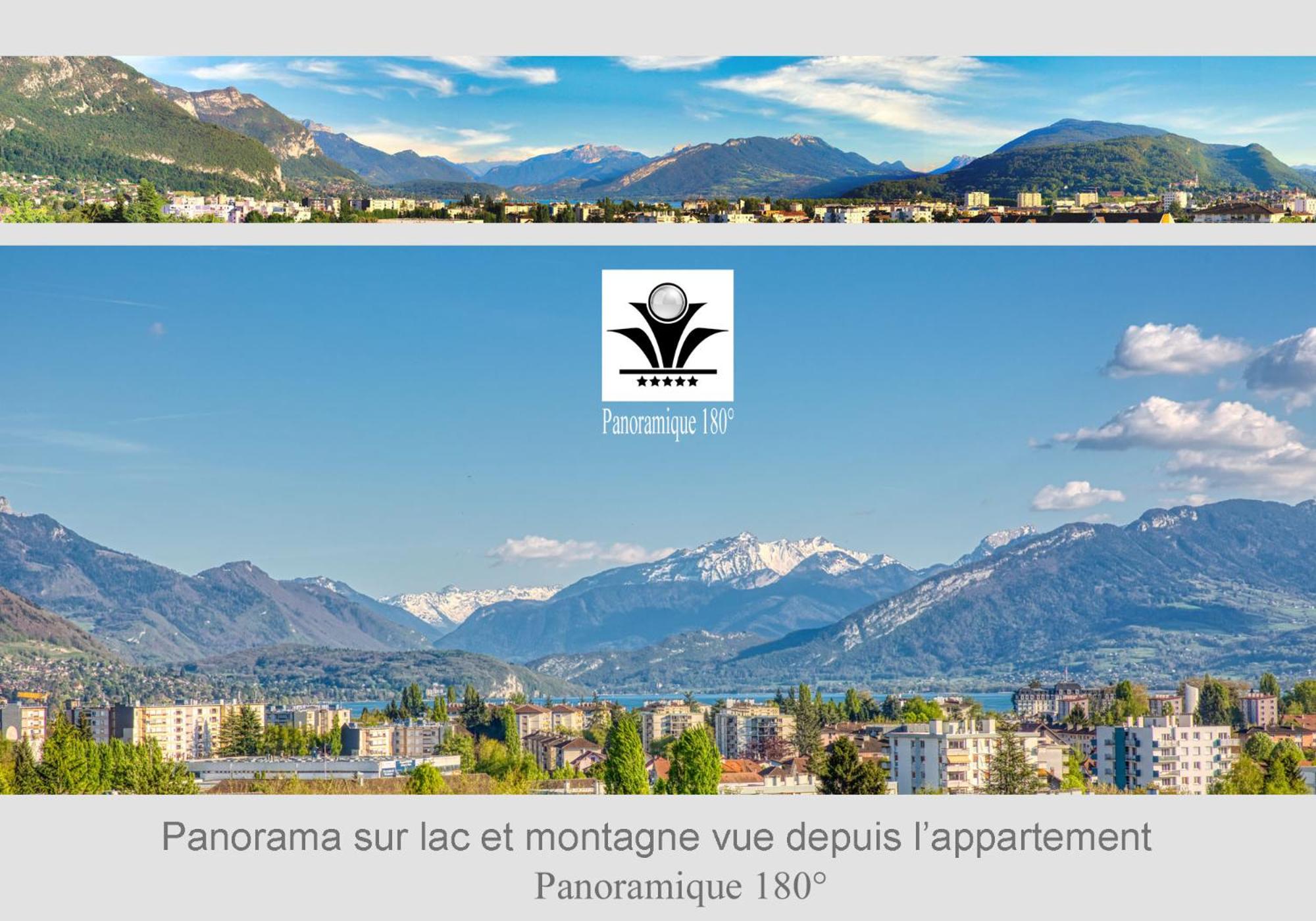 Panoramique 180 lac et montagne et Nid Secret spa romantique view 4