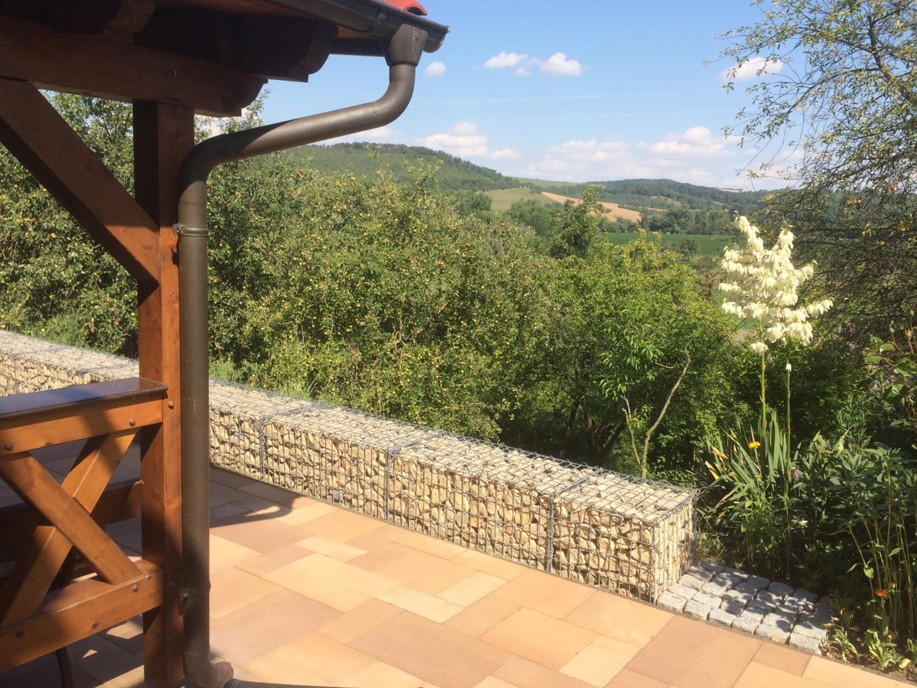 Ferienwohnung Saaletalblick view 5