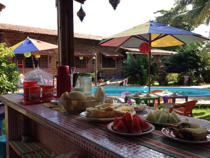 outdoor BBQ area