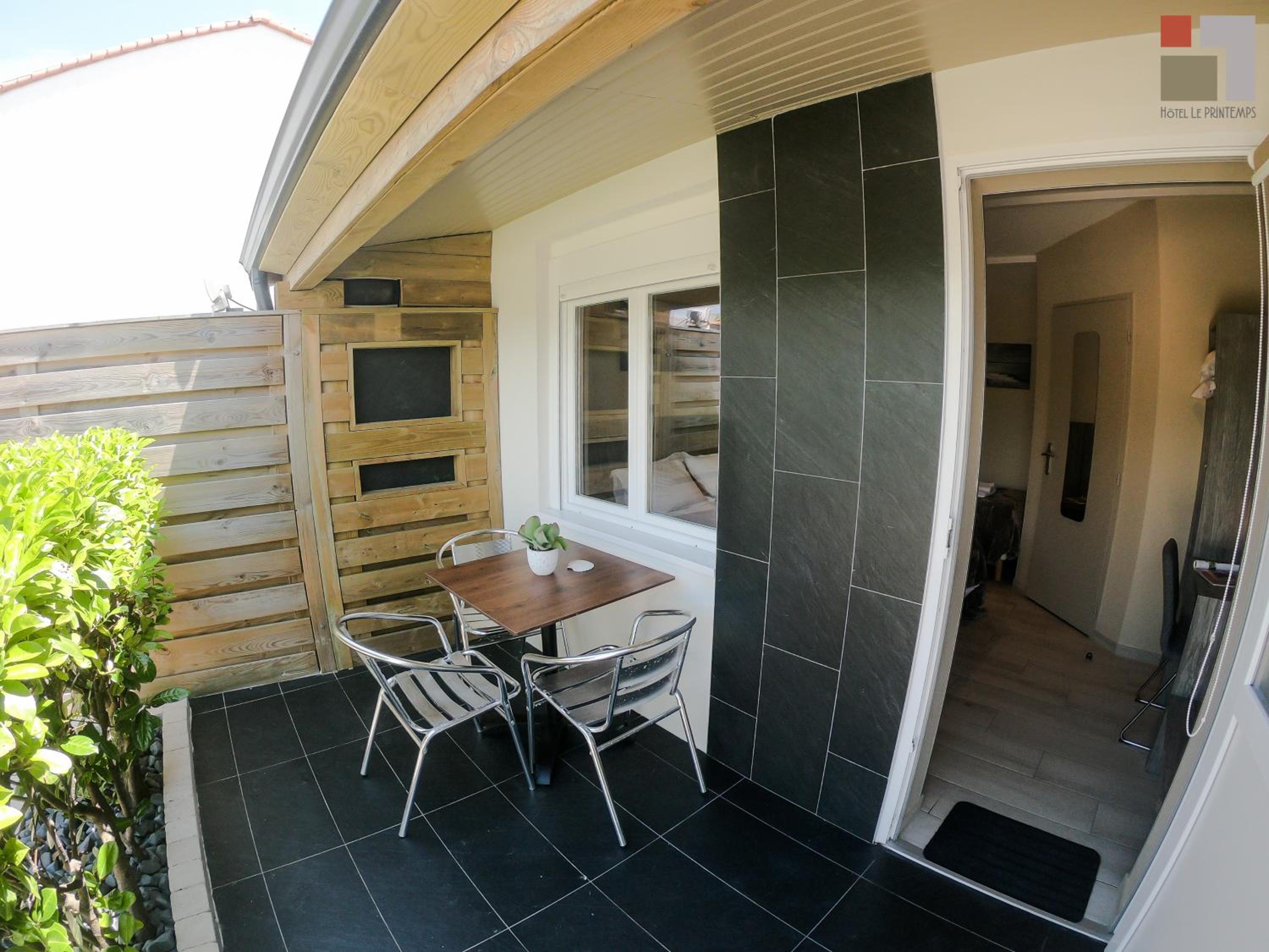 outdoor BBQ area