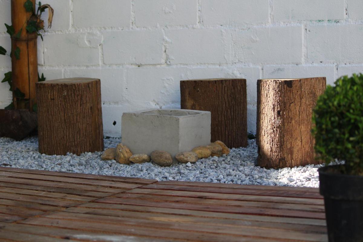 outdoor BBQ area