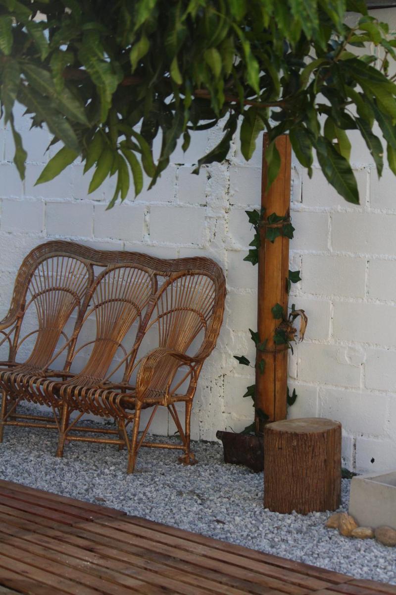 outdoor BBQ area