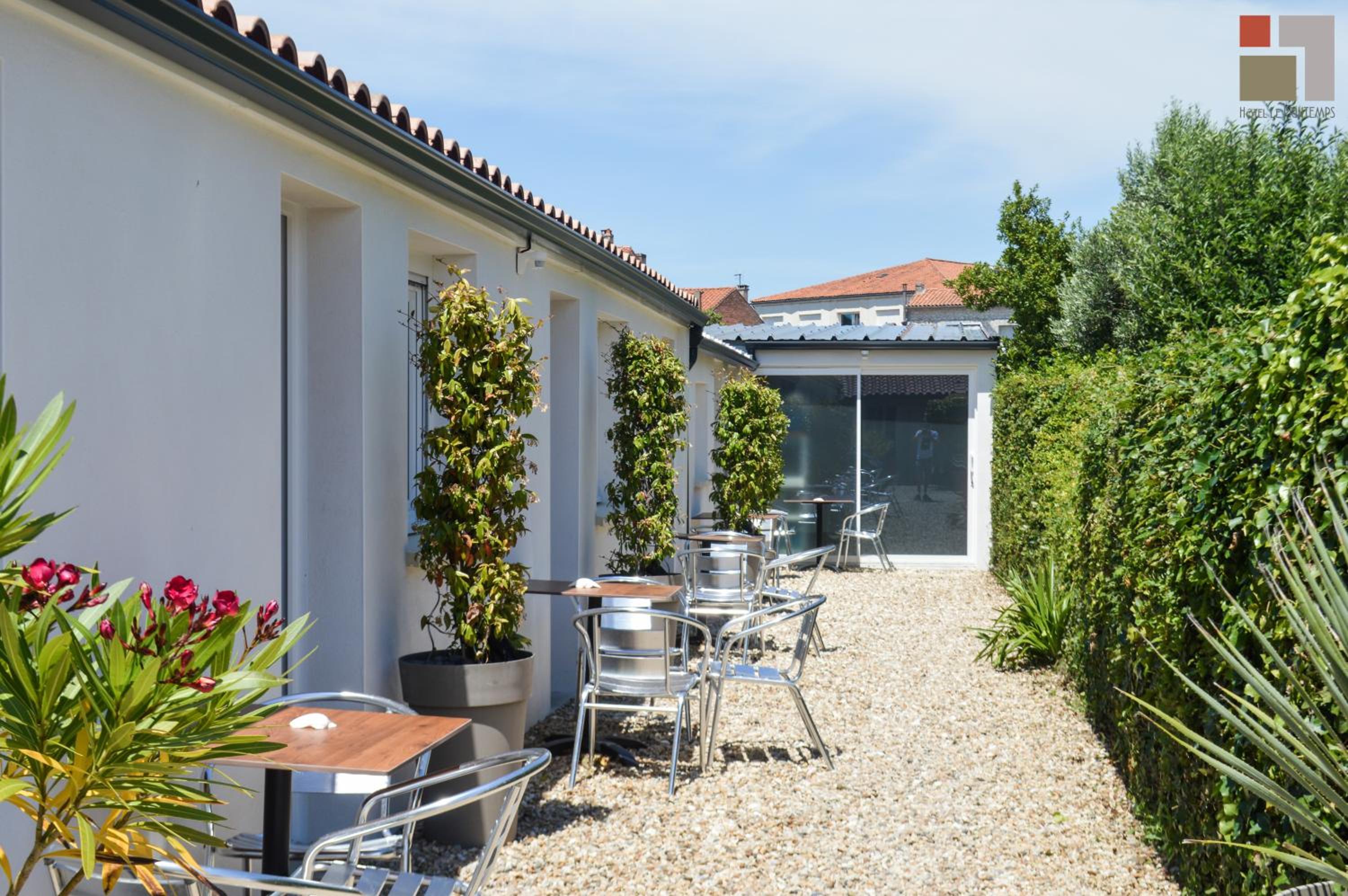 outdoor BBQ area