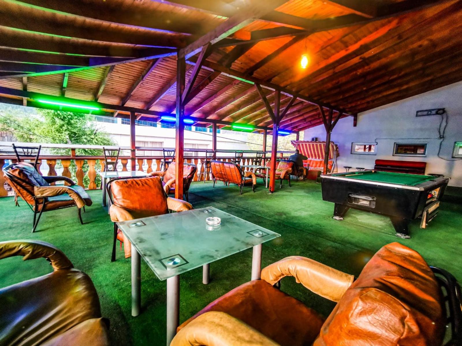 outdoor BBQ area