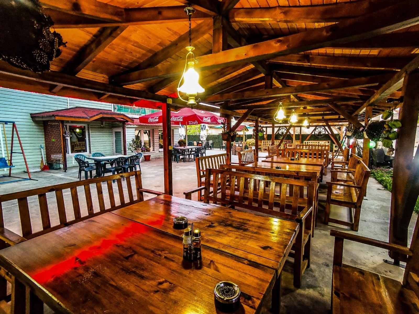 outdoor BBQ area