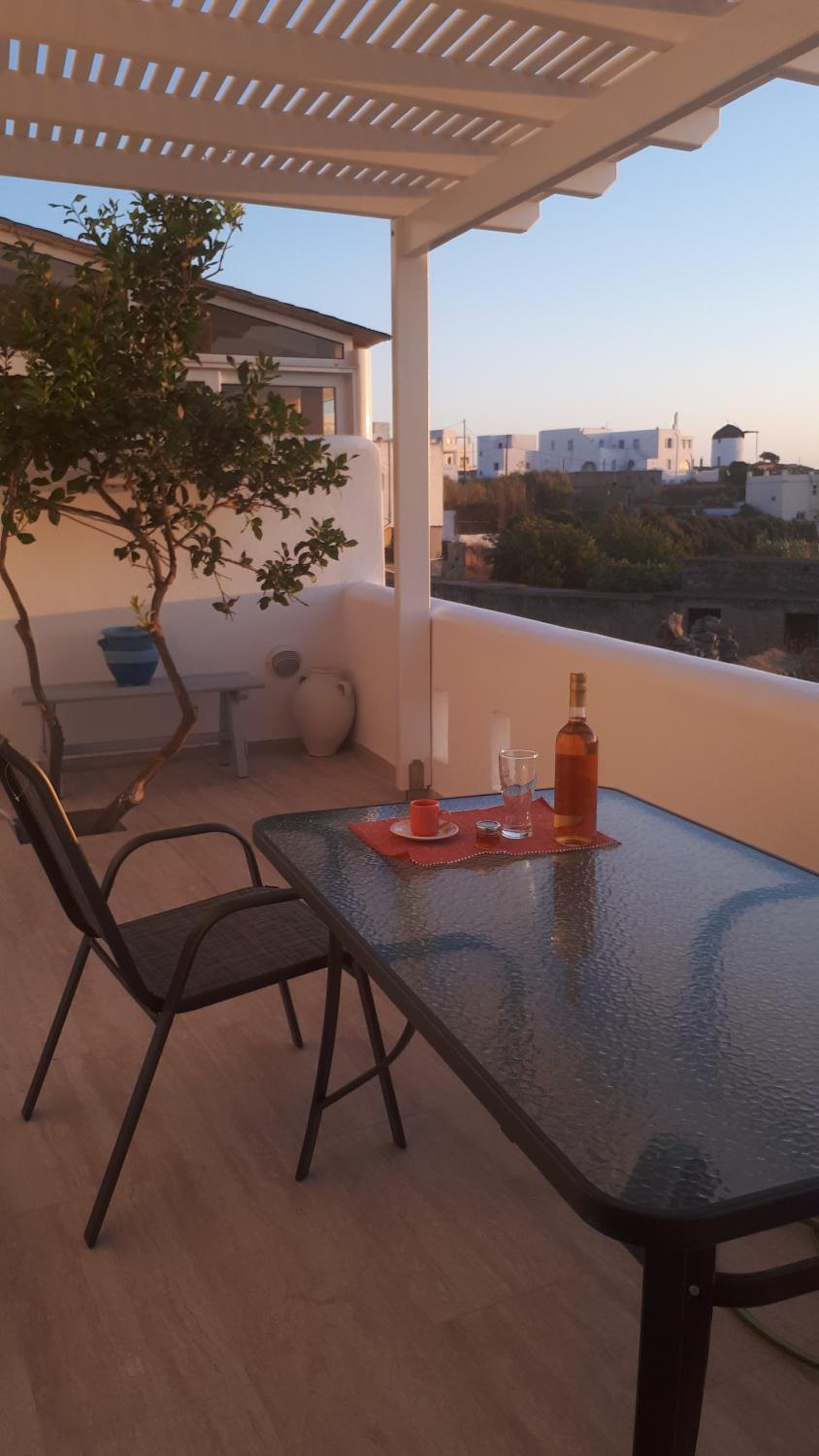 Summer hοuse en Vívlos — balance & terrace