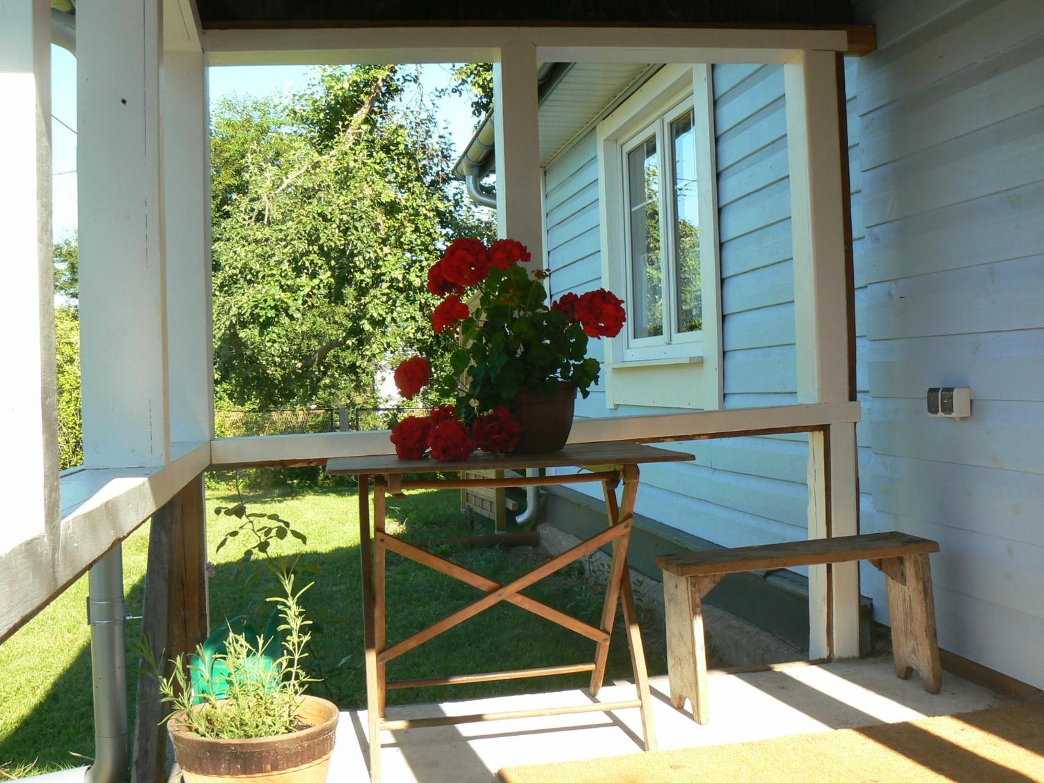 Blue house view 2