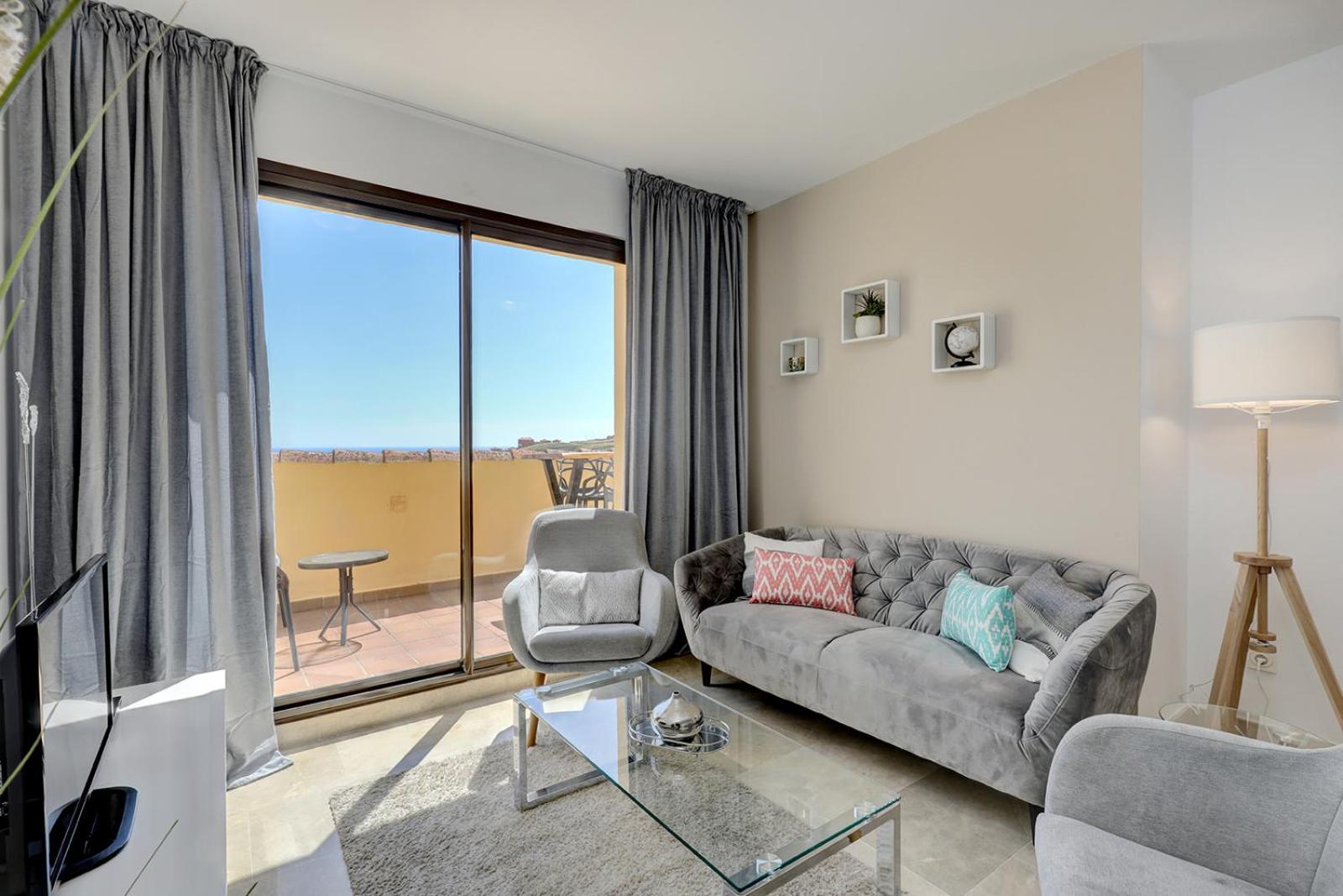 Duquesa Village Apartment - 2 Bed/2 Bath apartment with panoramic sea views view 2