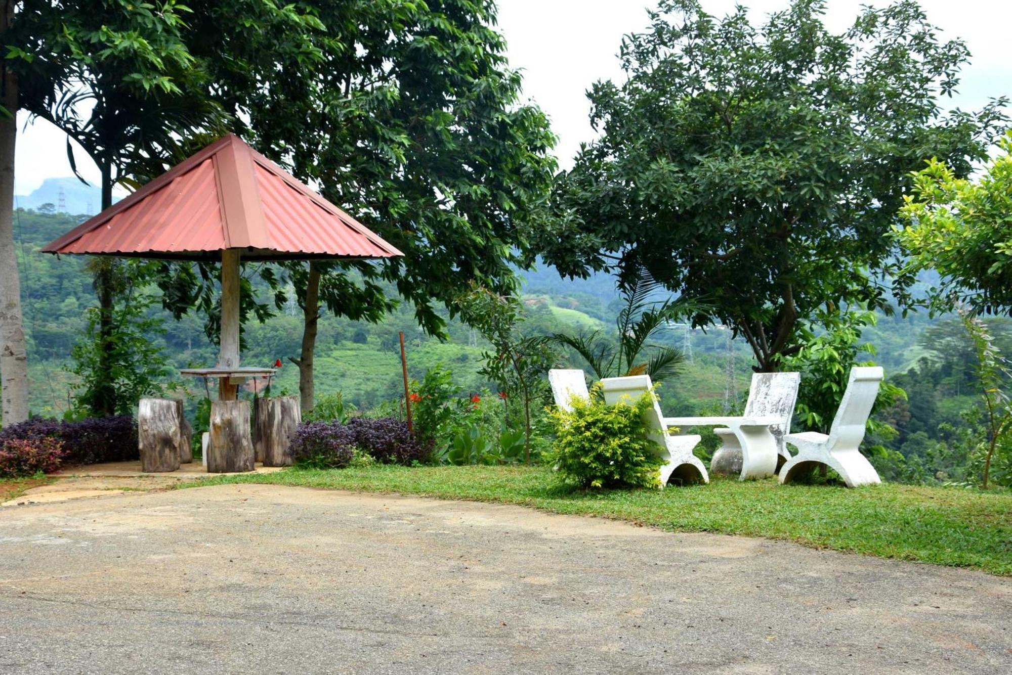 outdoor BBQ area