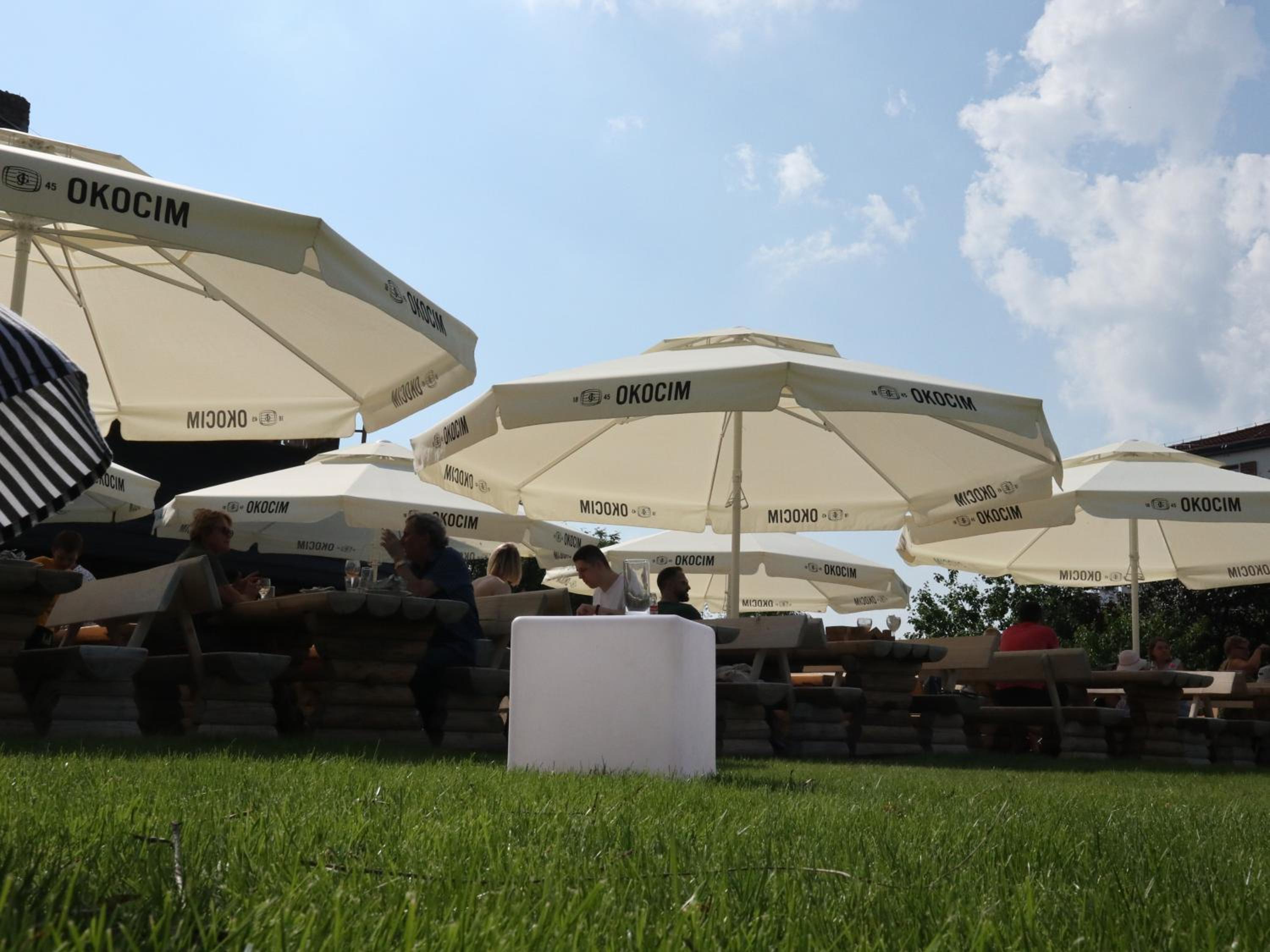 outdoor BBQ area