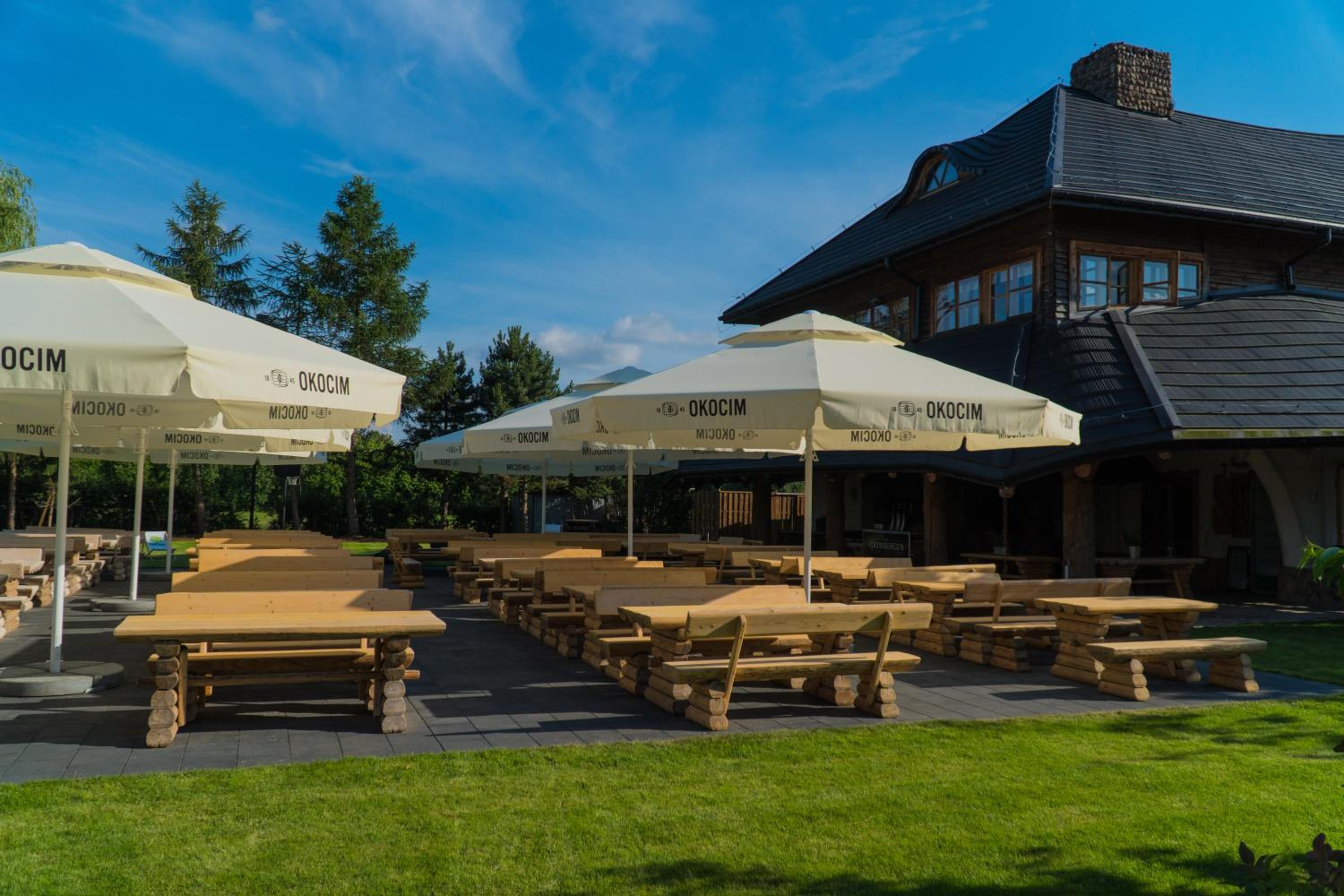 outdoor BBQ area