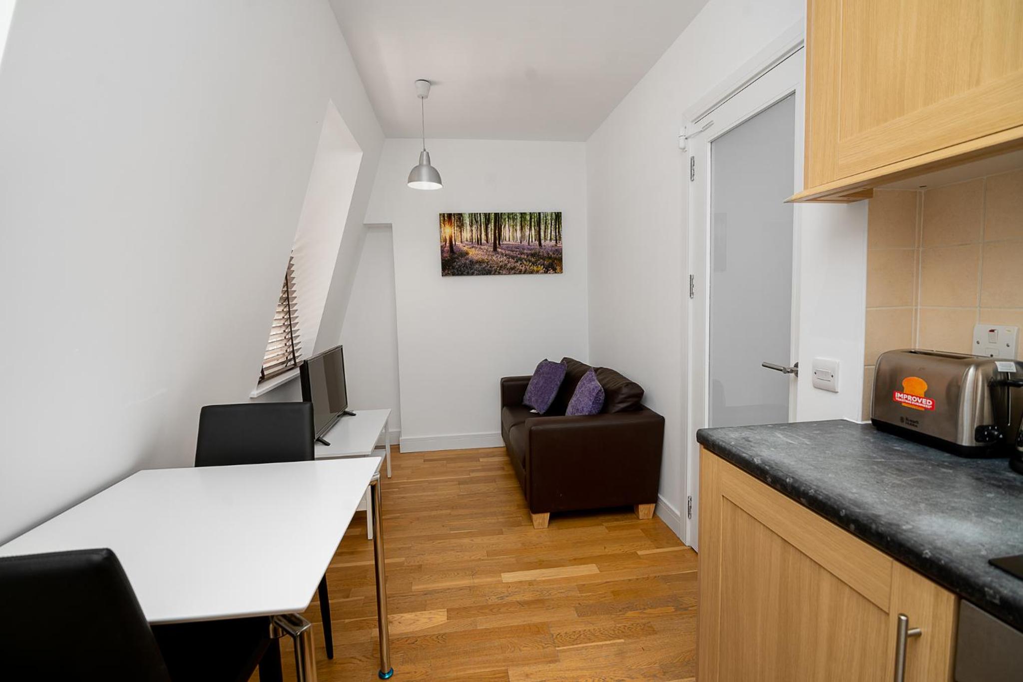 Modern 1 Bed Flat for up to 2 people in Holborn, London with free wifi