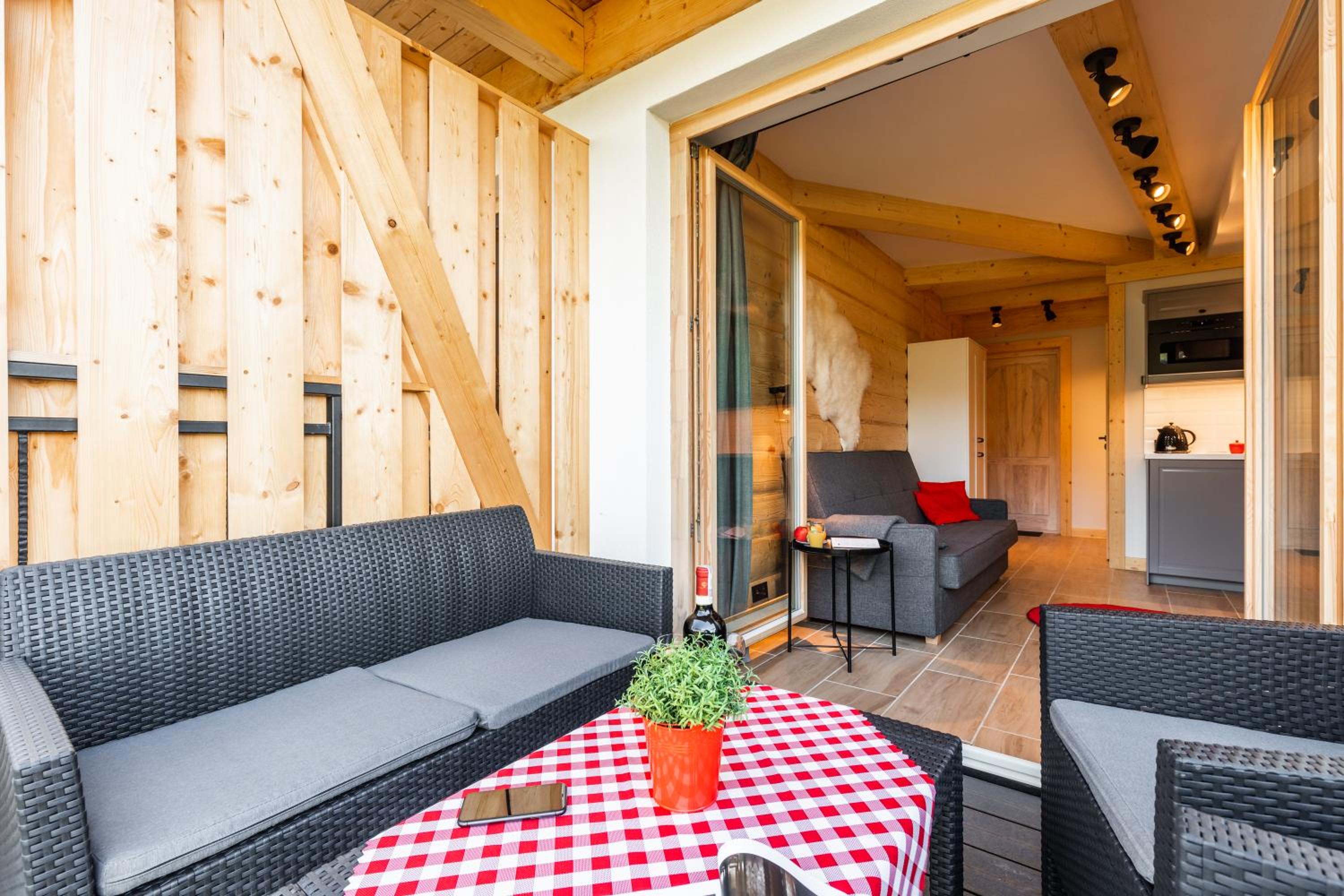 outdoor BBQ area