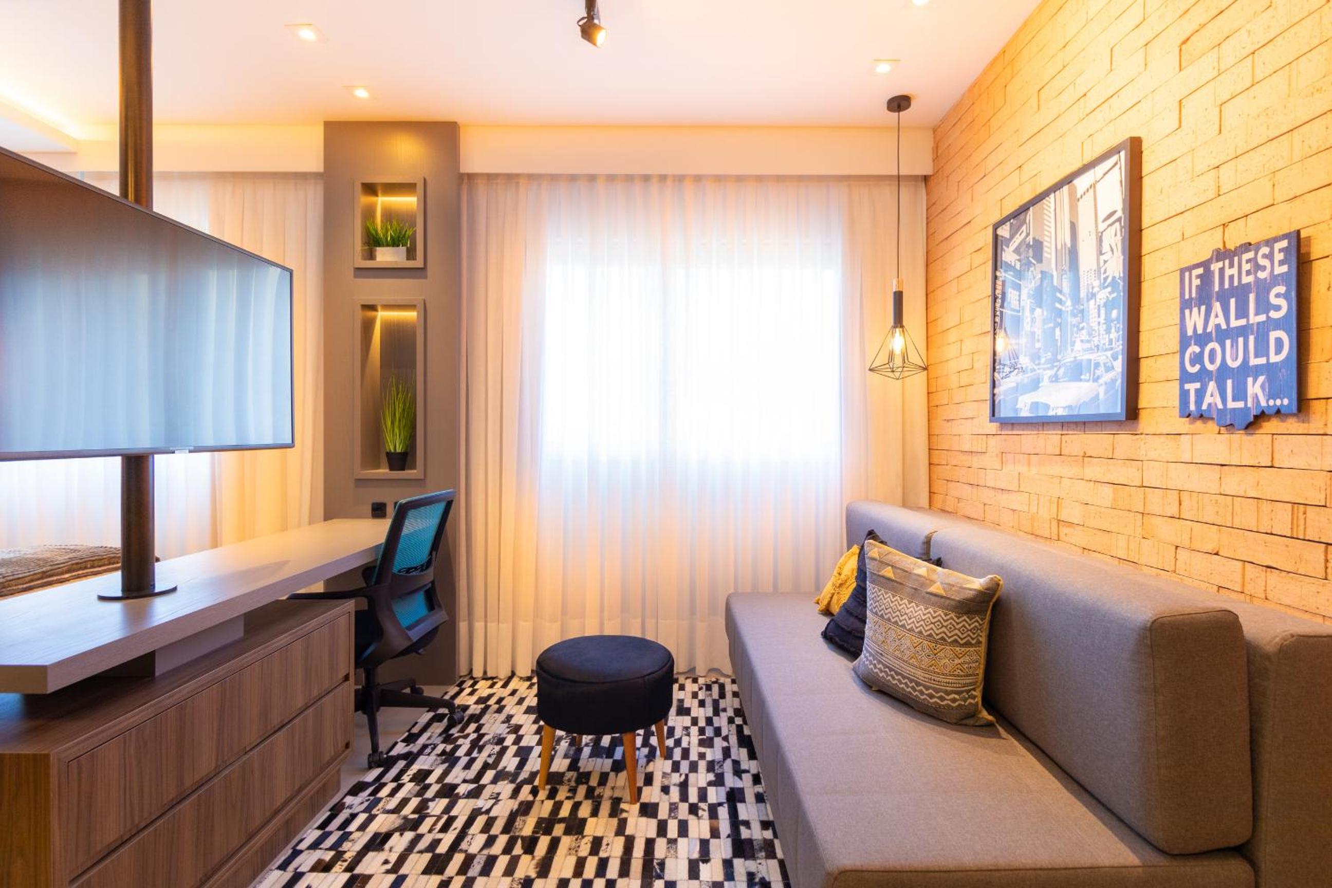 Luxuoso Apto Em Frente Ao Shopping Curitiba - Piscina, Academia e Sauna view 3