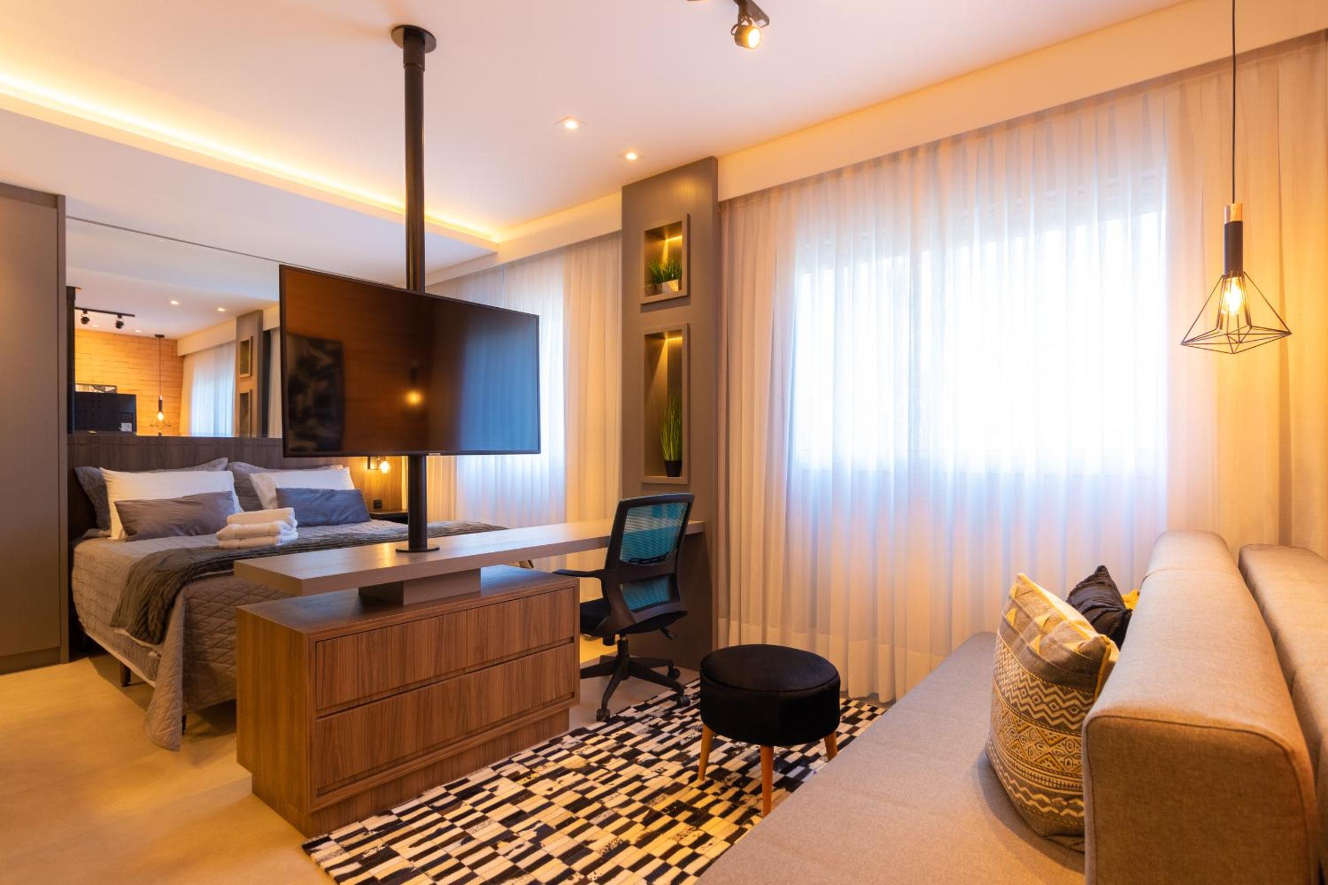 Luxuoso Apto Em Frente Ao Shopping Curitiba - Piscina, Academia e Sauna view 5