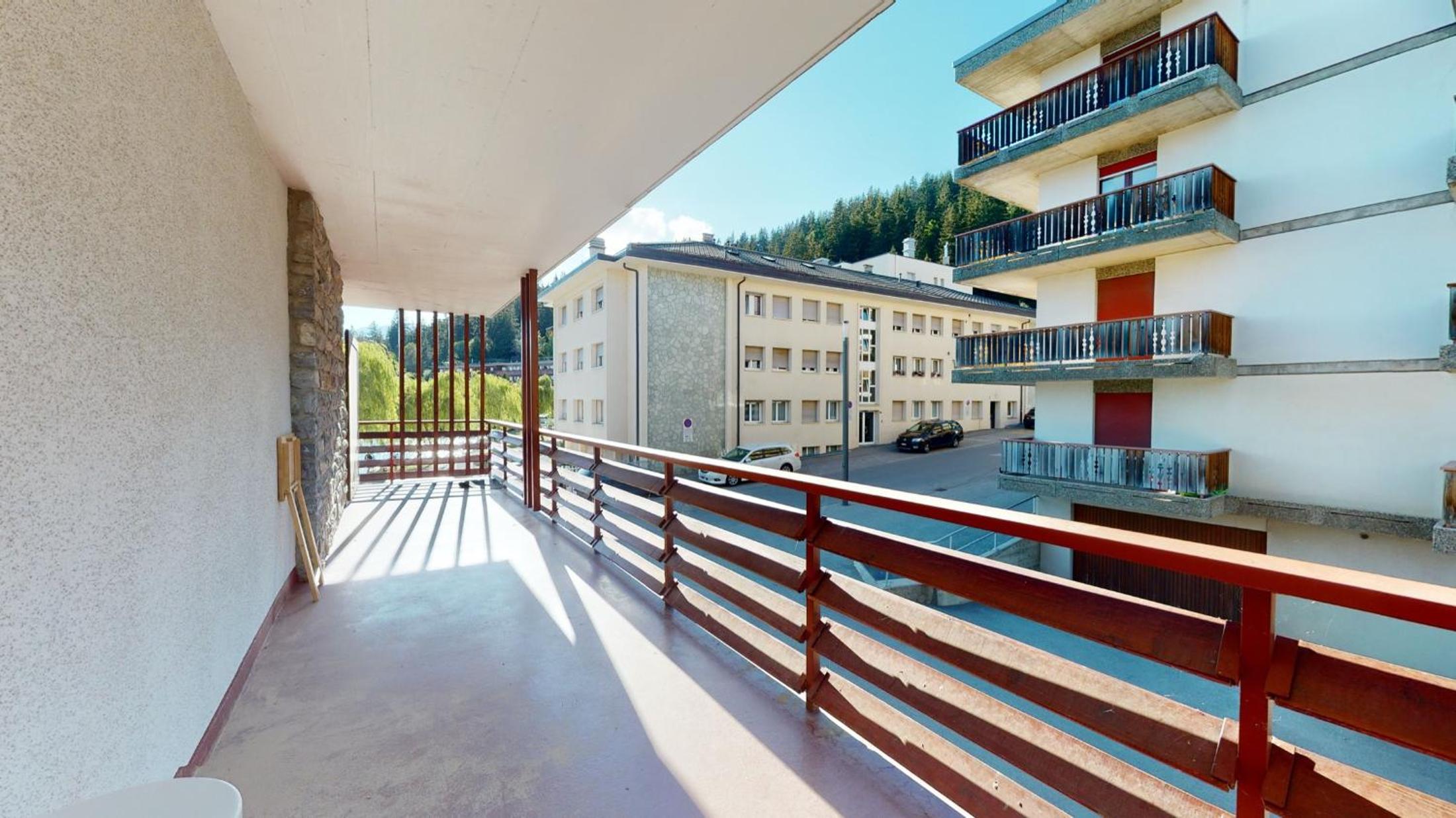 Beautiful apartment in the center of Crans-Montana with a large balcony