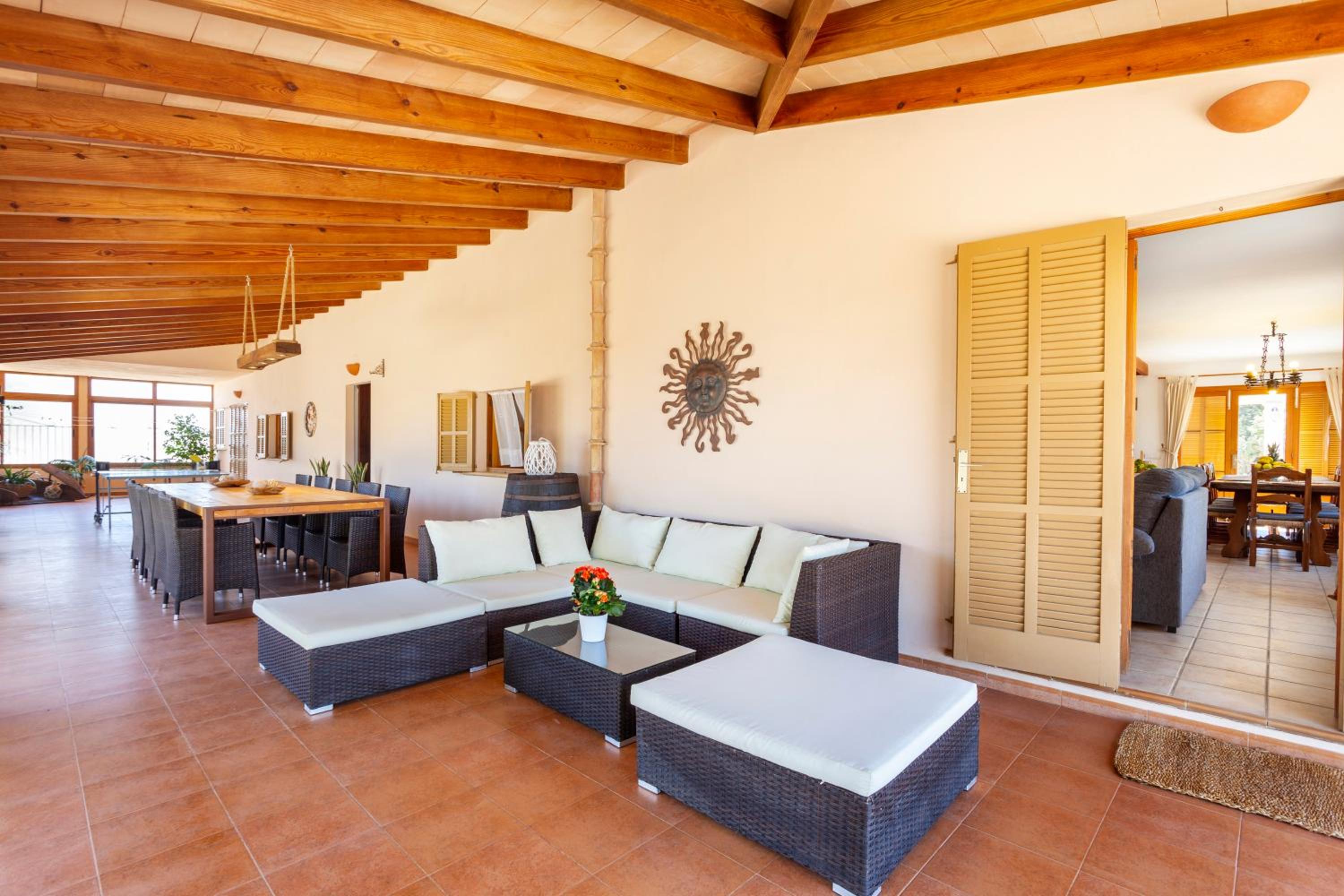 Villa in Can Picafort, located in the countryside, near the beach, has 5 bedroom view 4