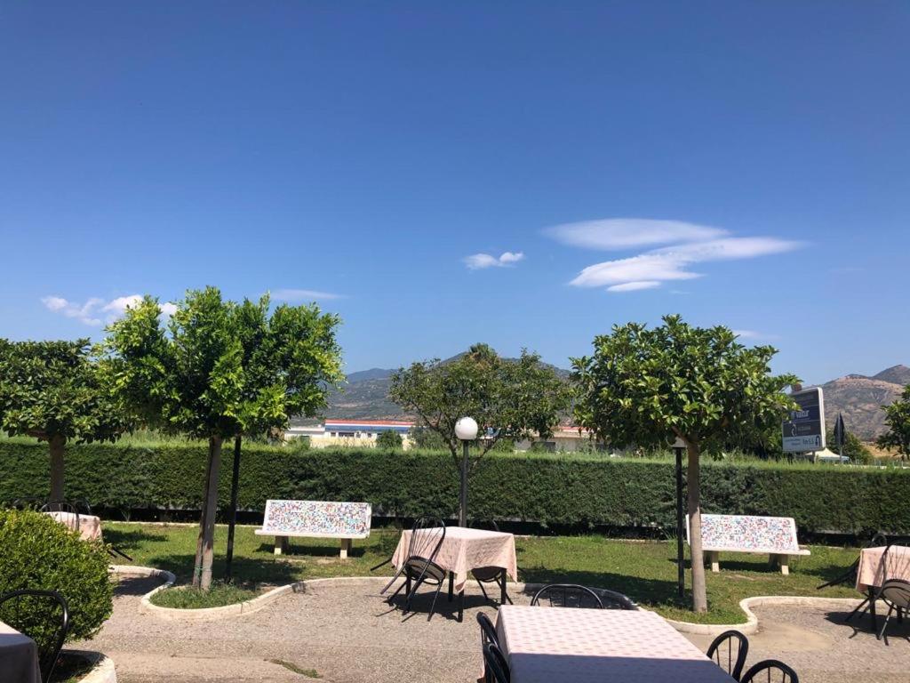 outdoor BBQ area
