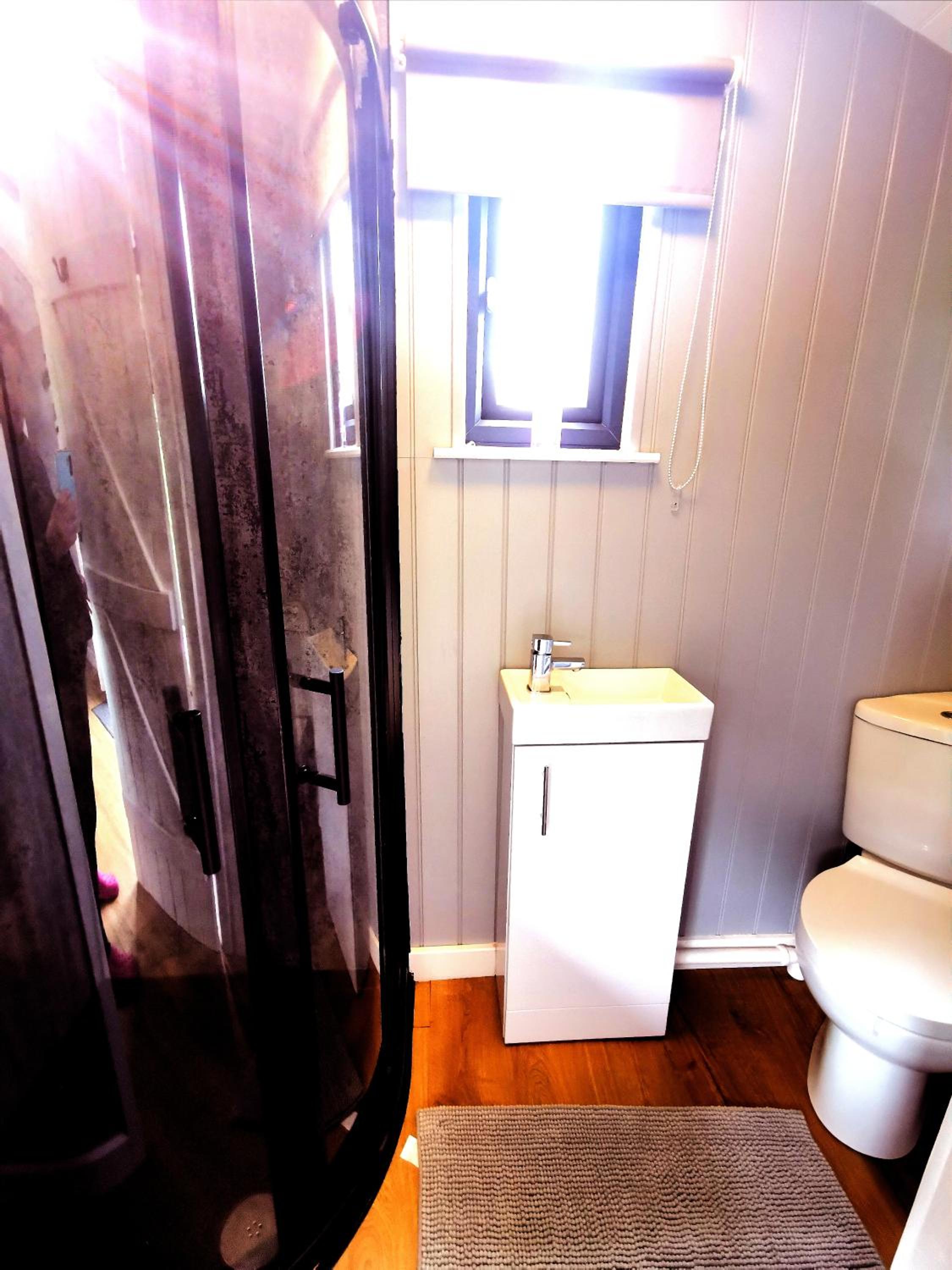 pen-rhos luxury glamping "The Hare Hut" view 2