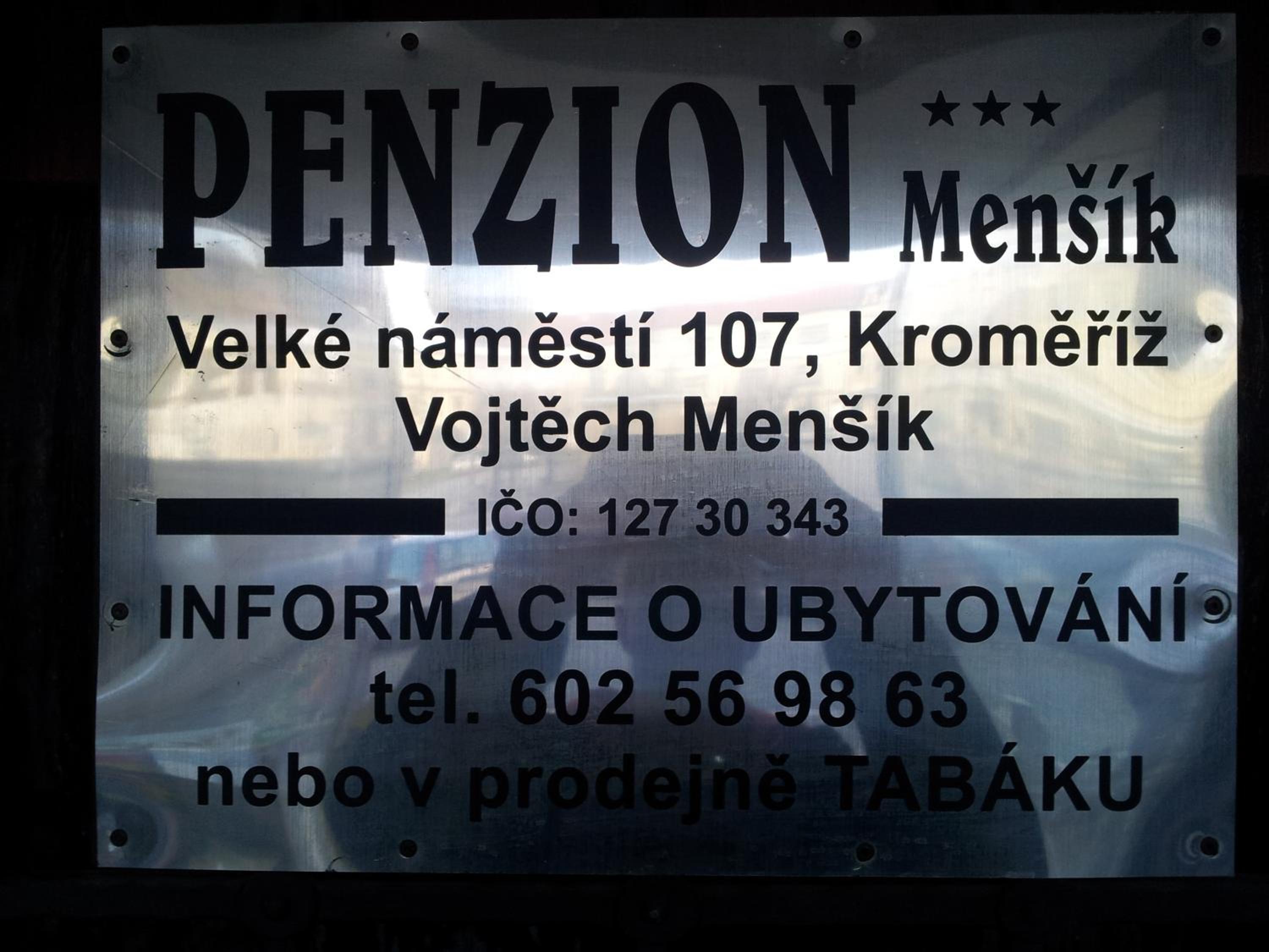 Penzion Menšík