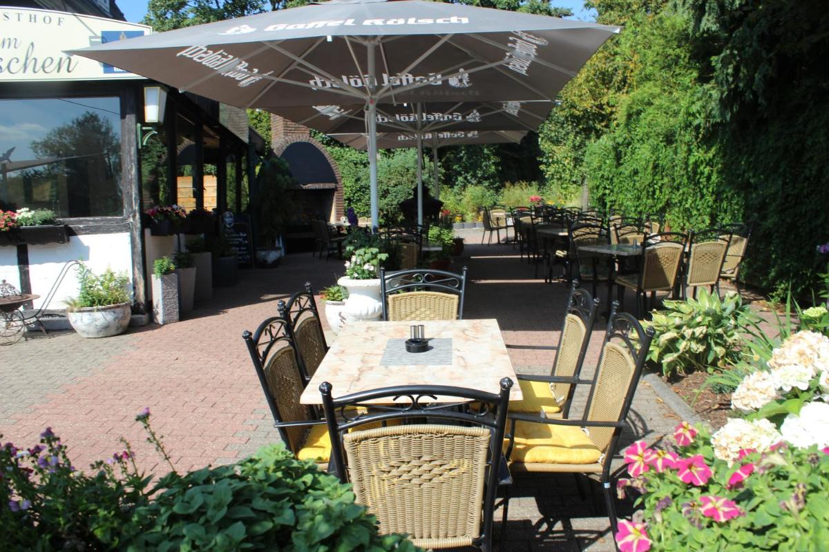 outdoor BBQ area