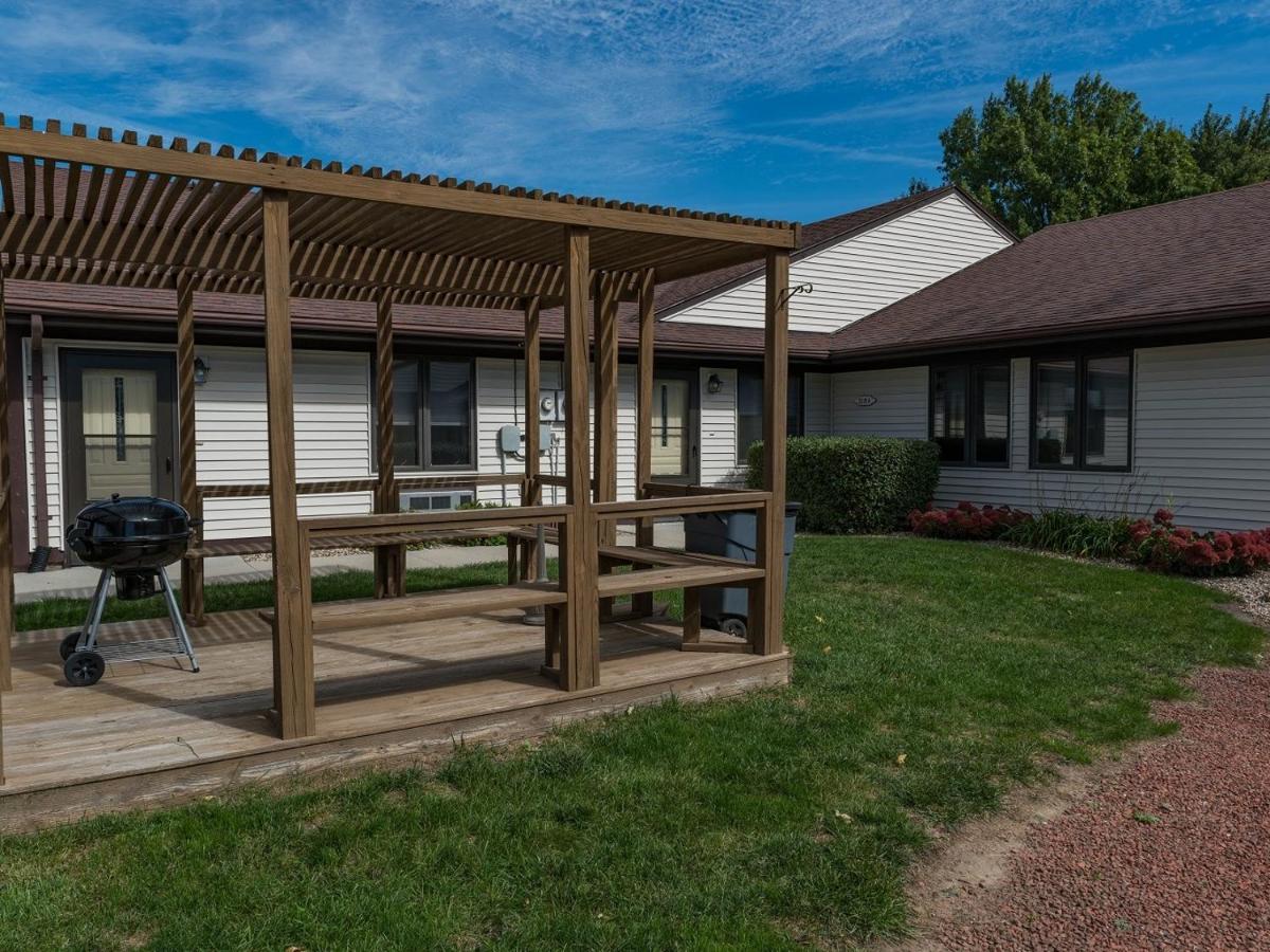outdoor BBQ area