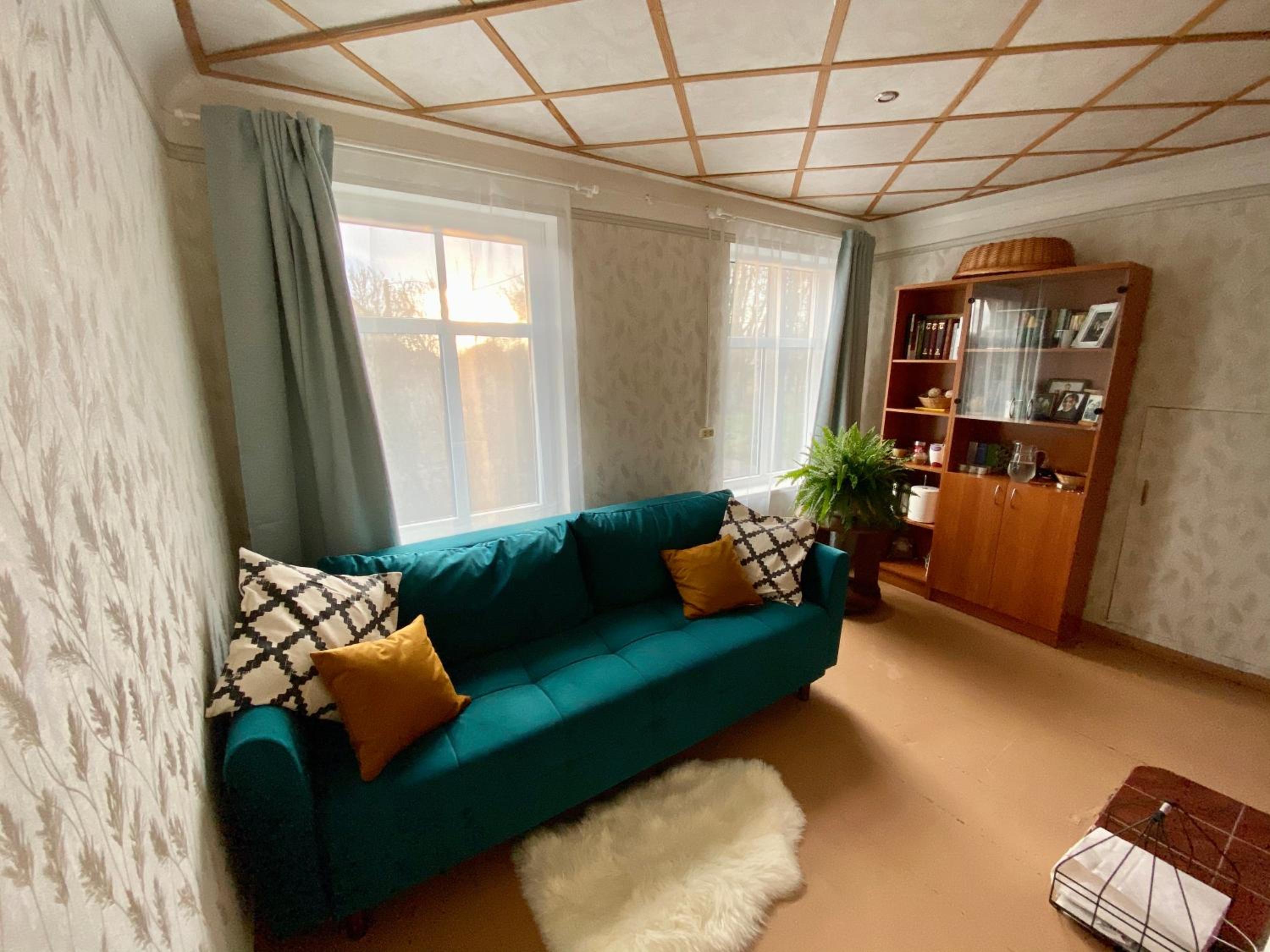 Bright and cosy place at rustic house view 4