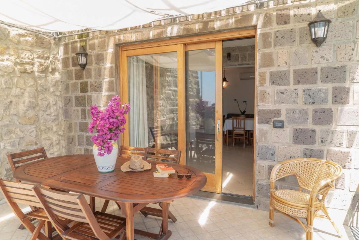 outdoor BBQ area