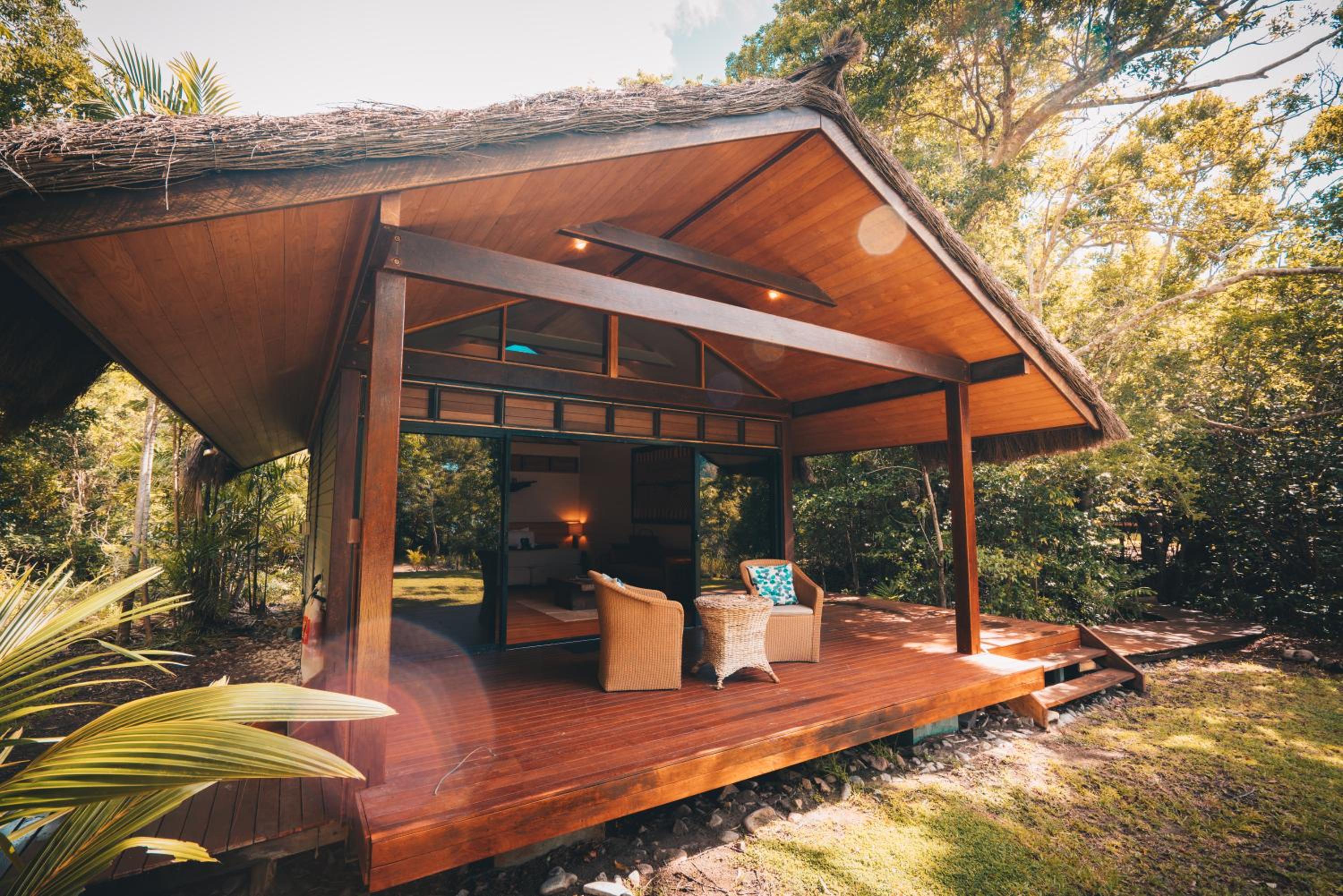 outdoor BBQ area